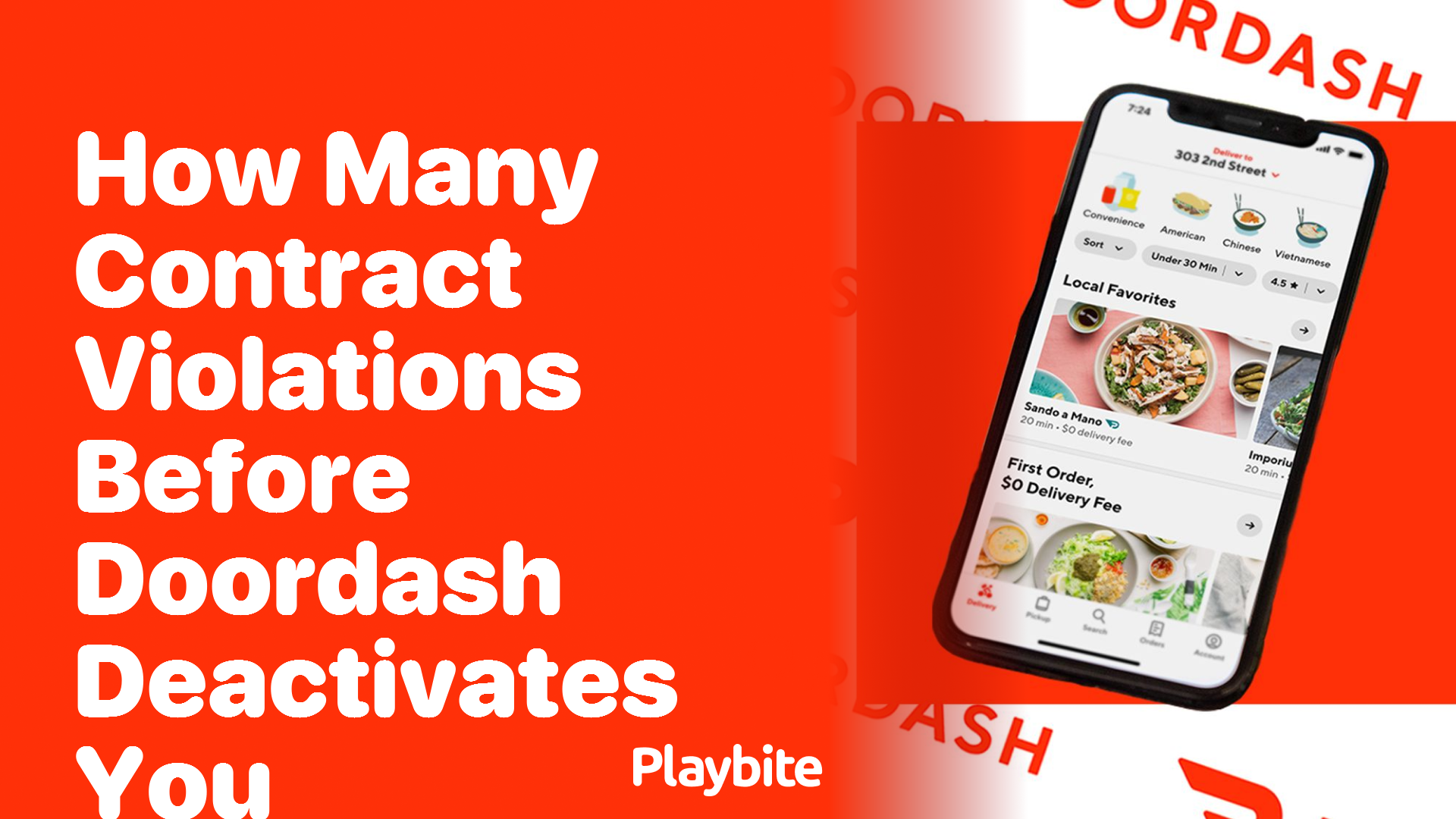 How Many Contract Violations Before DoorDash Deactivates You