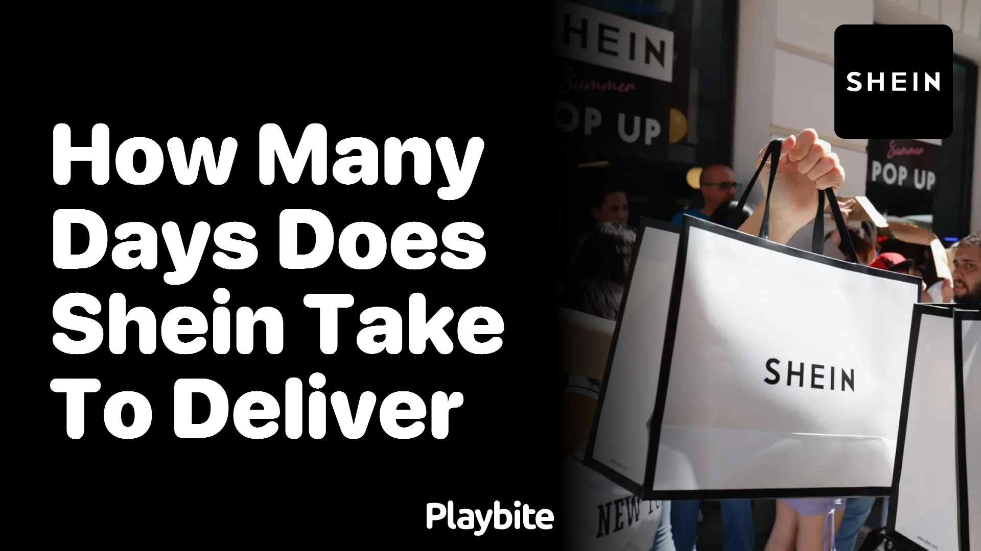 How many days does SHEIN take to deliver?