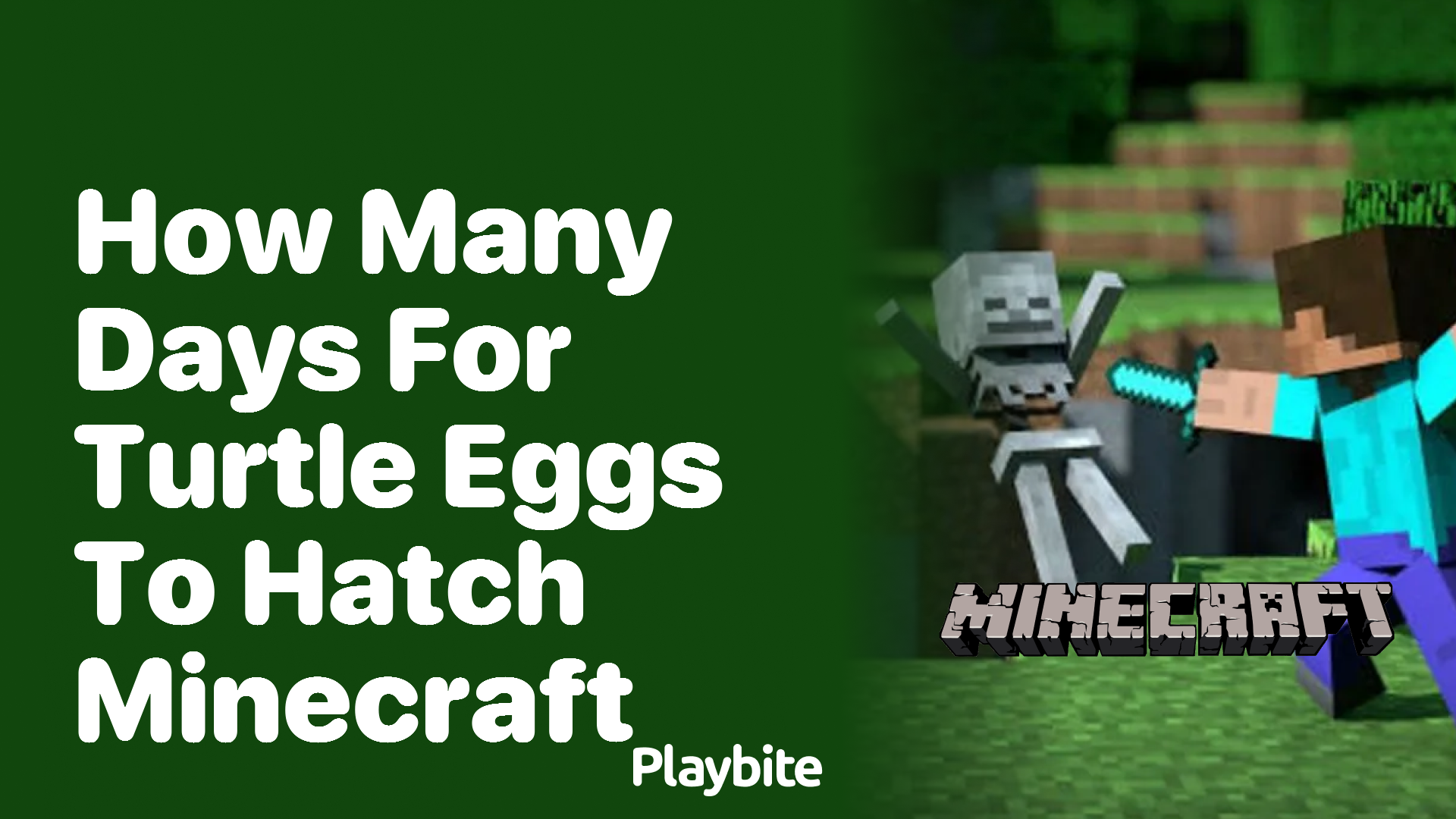 How Many Days Does It Take for Turtle Eggs to Hatch in Minecraft?