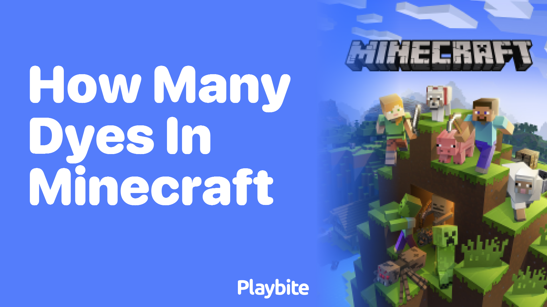 How Many Dyes Are There in Minecraft?
