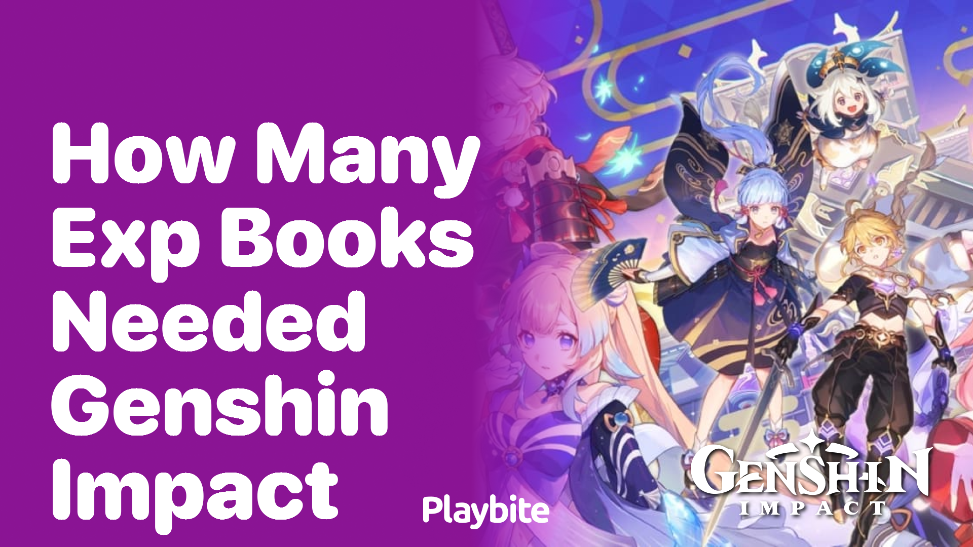 How Many EXP Books Do You Need in Genshin Impact?