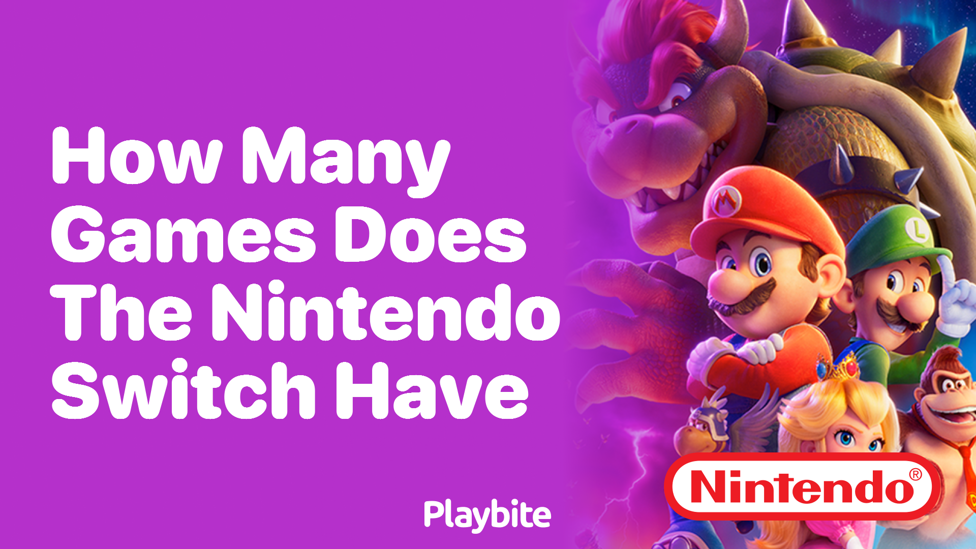 How Many Games Does the Nintendo Switch Have?