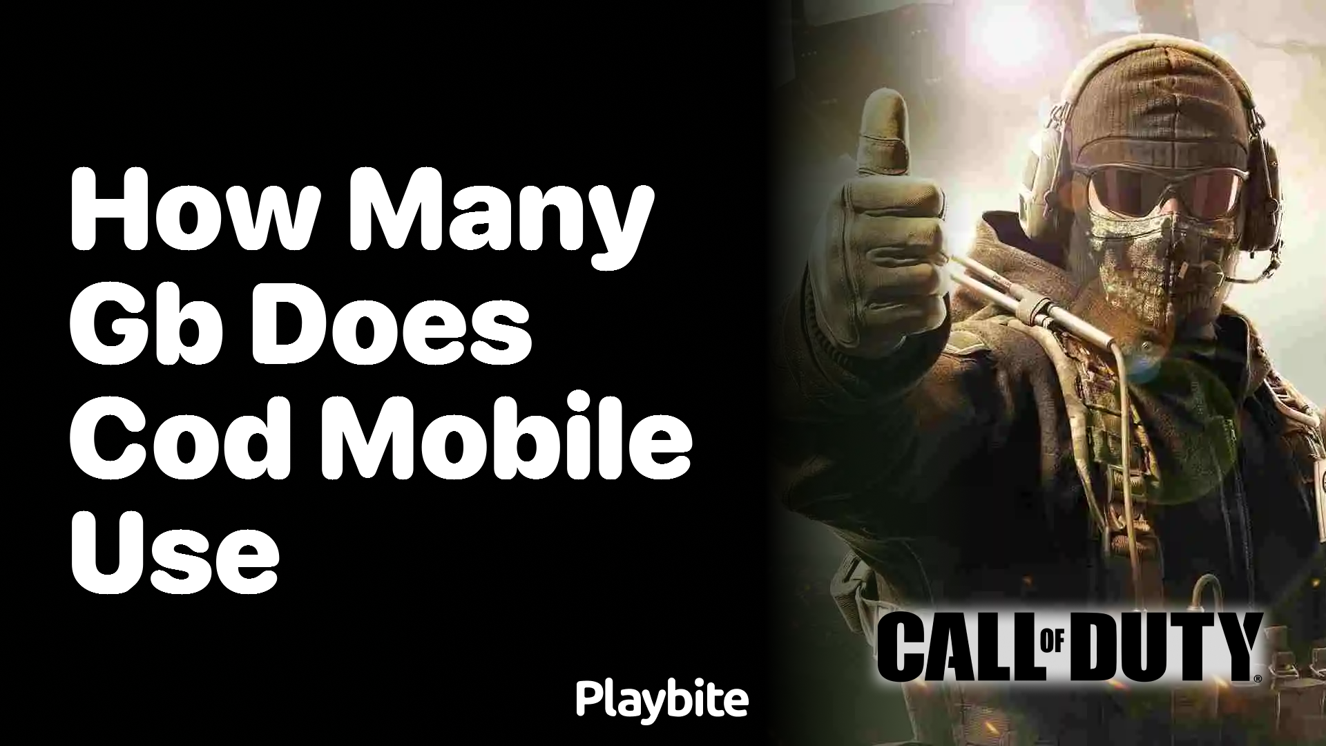 How Many GB Does COD Mobile Use?