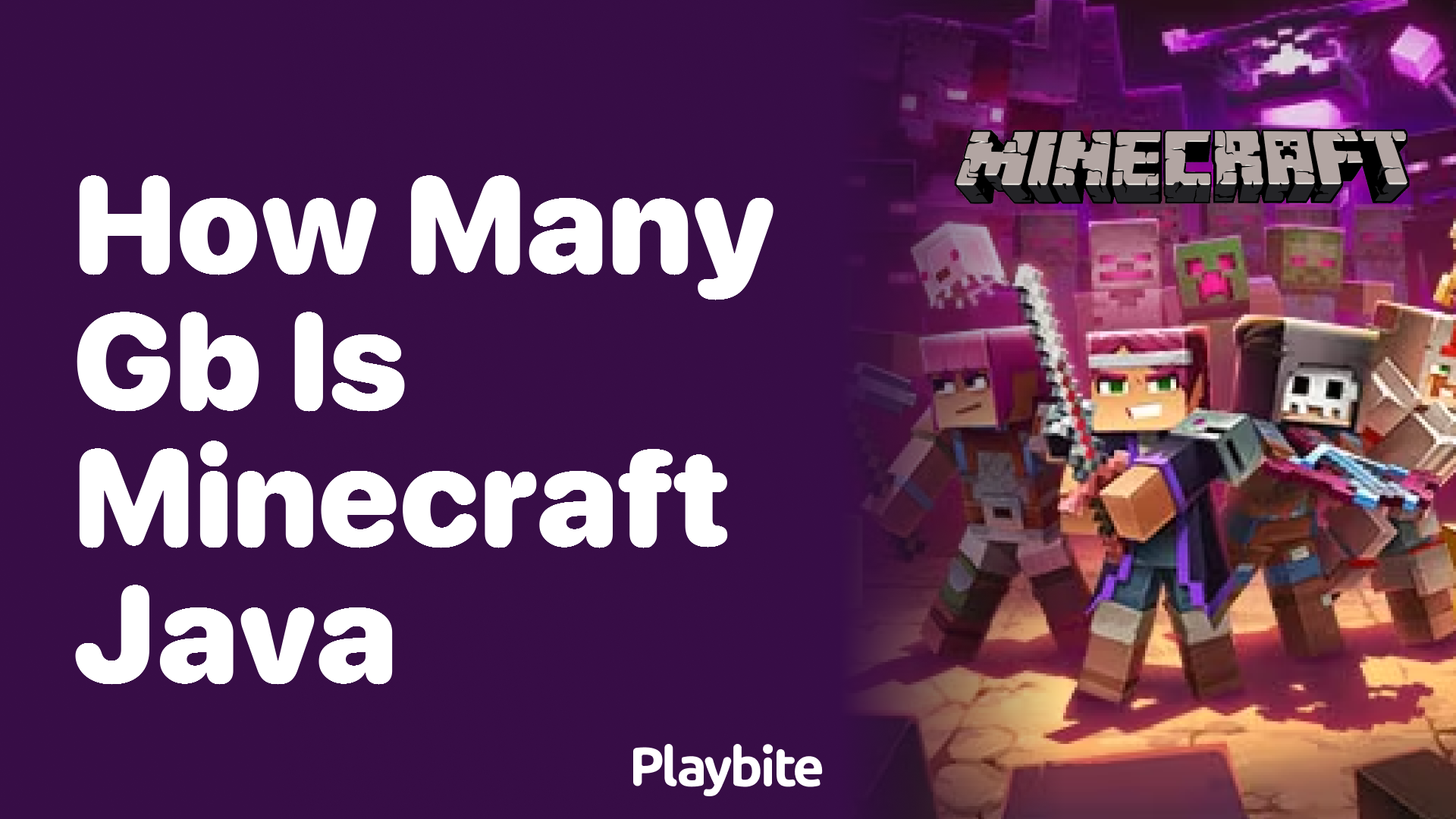 How Many GB is Minecraft Java? Unraveling the Mystery