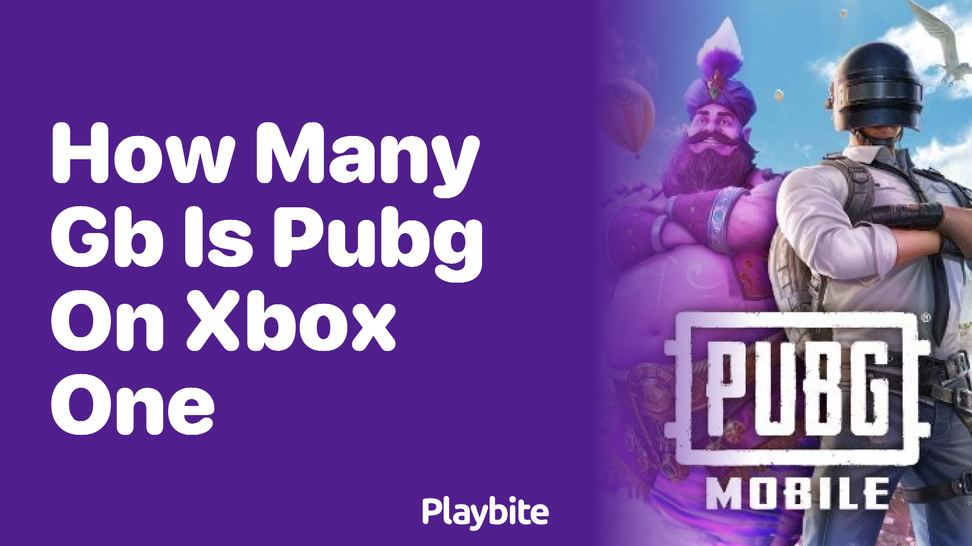 How Many GB is PUBG on Xbox One?
