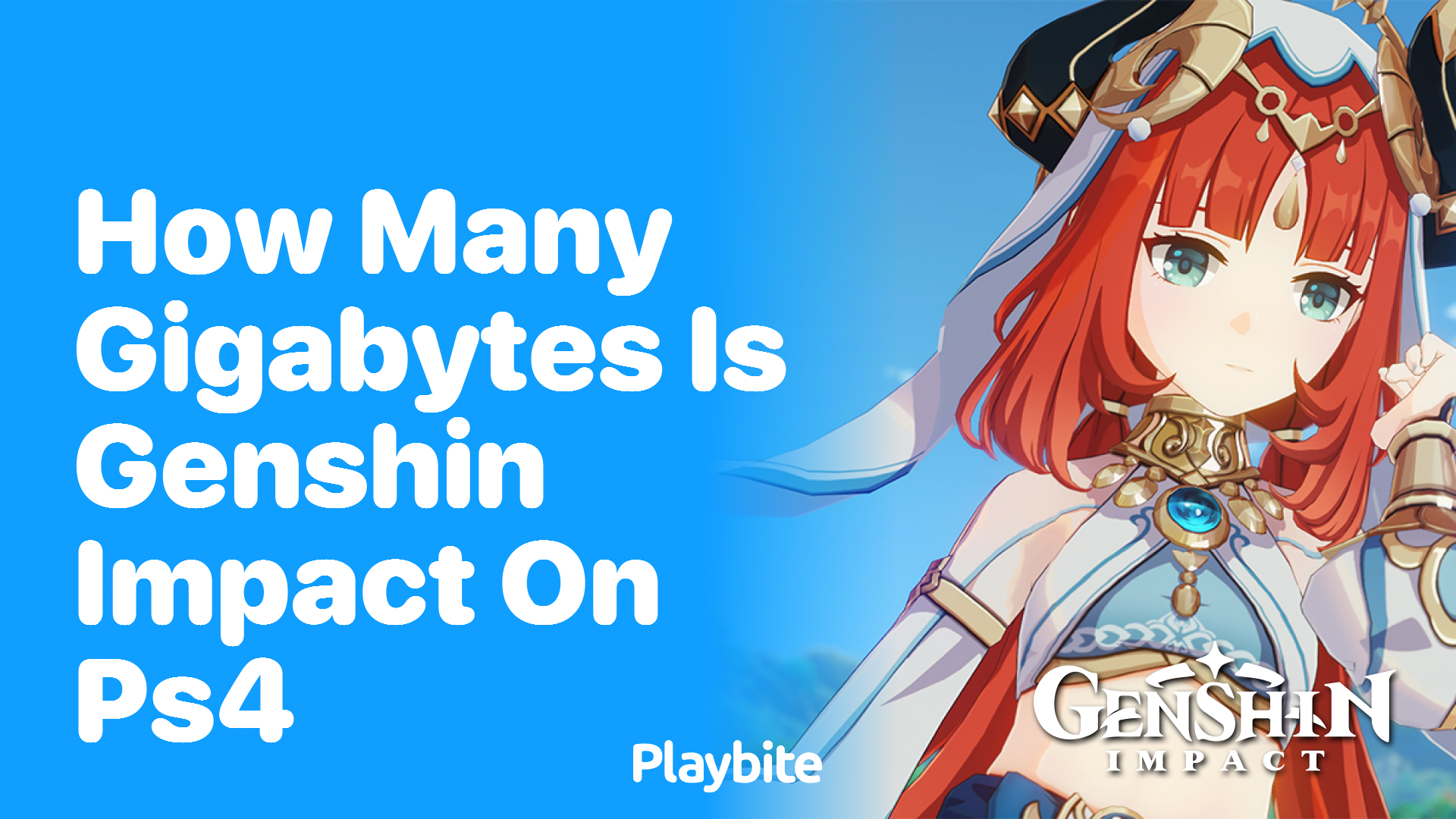 How Many Gigabytes is Genshin Impact on PS4?