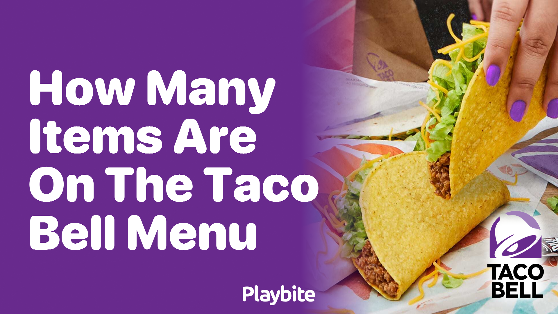 How Many Items Are On The Taco Bell Menu?