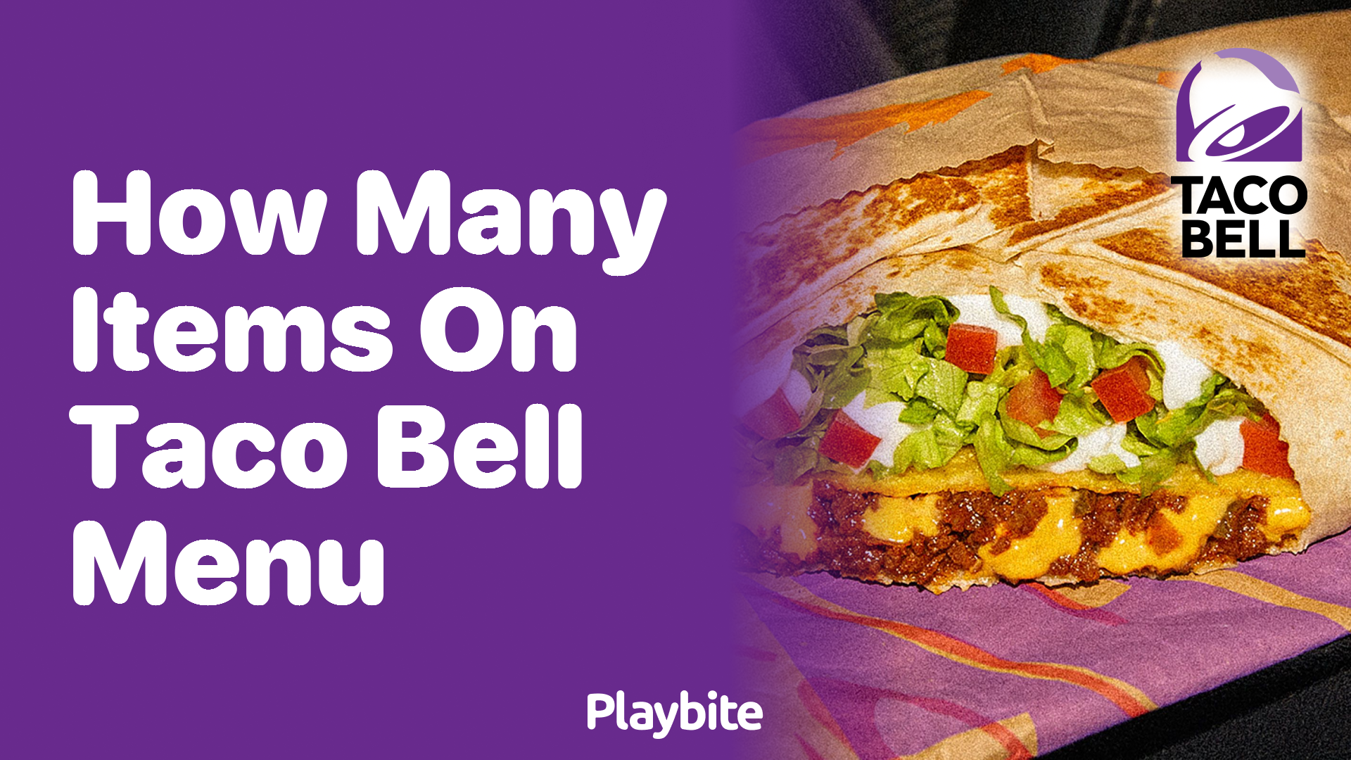 How Many Items Are On The Taco Bell Menu?