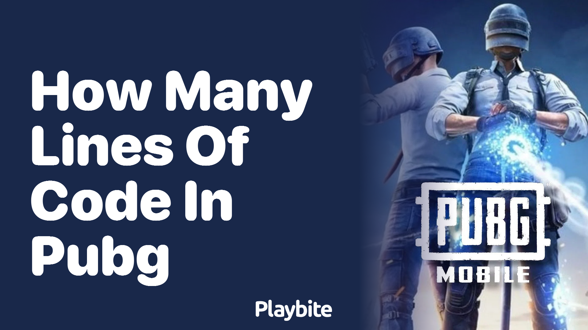How Many Lines of Code Are in PUBG Mobile?