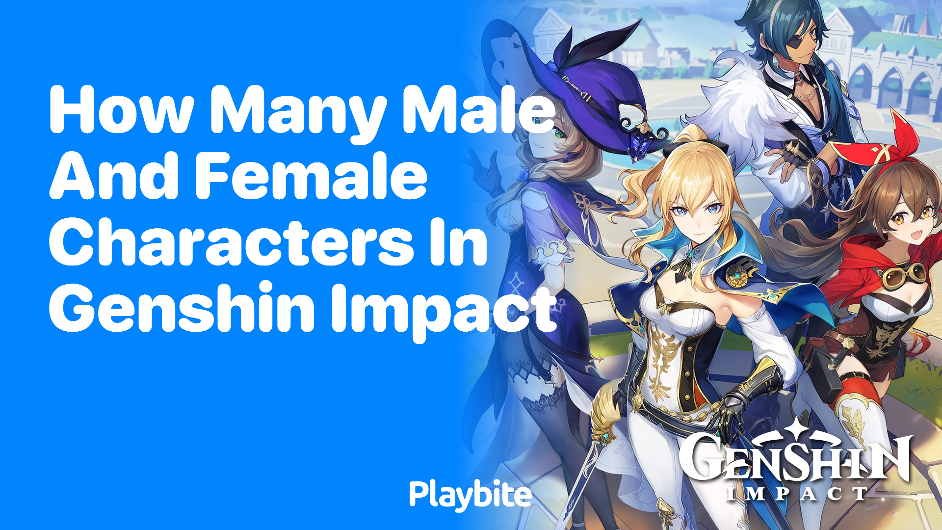 How Many Male and Female Characters Are in Genshin Impact?