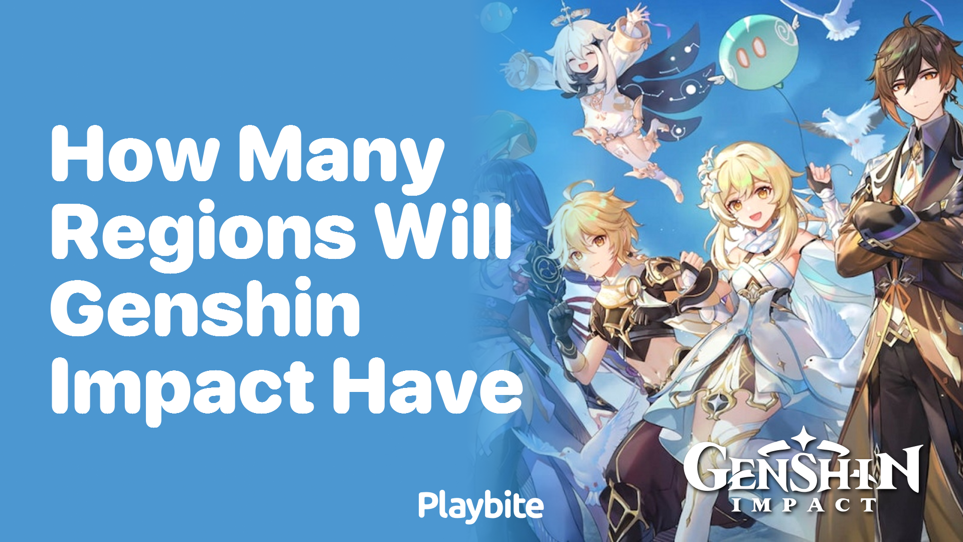 How Many Regions Will Genshin Impact Have?