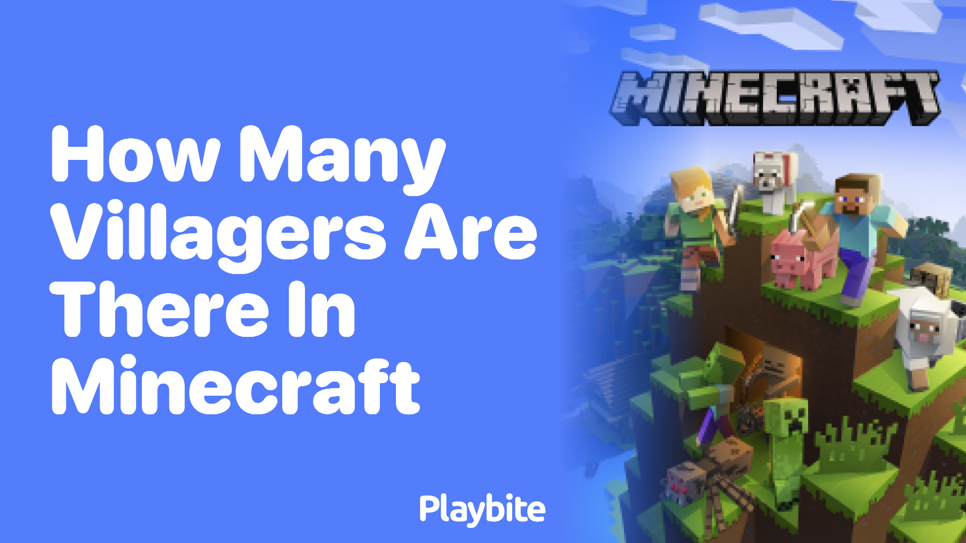 How Many Villagers Are There in Minecraft?