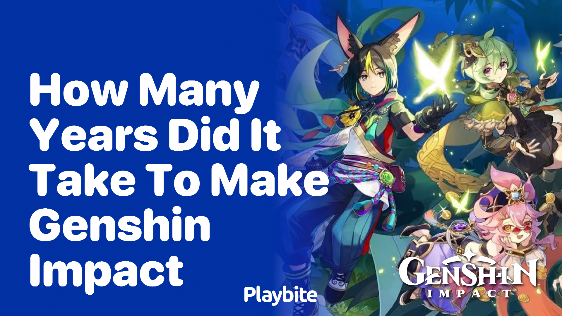 How Many Years Did It Take to Make Genshin Impact?