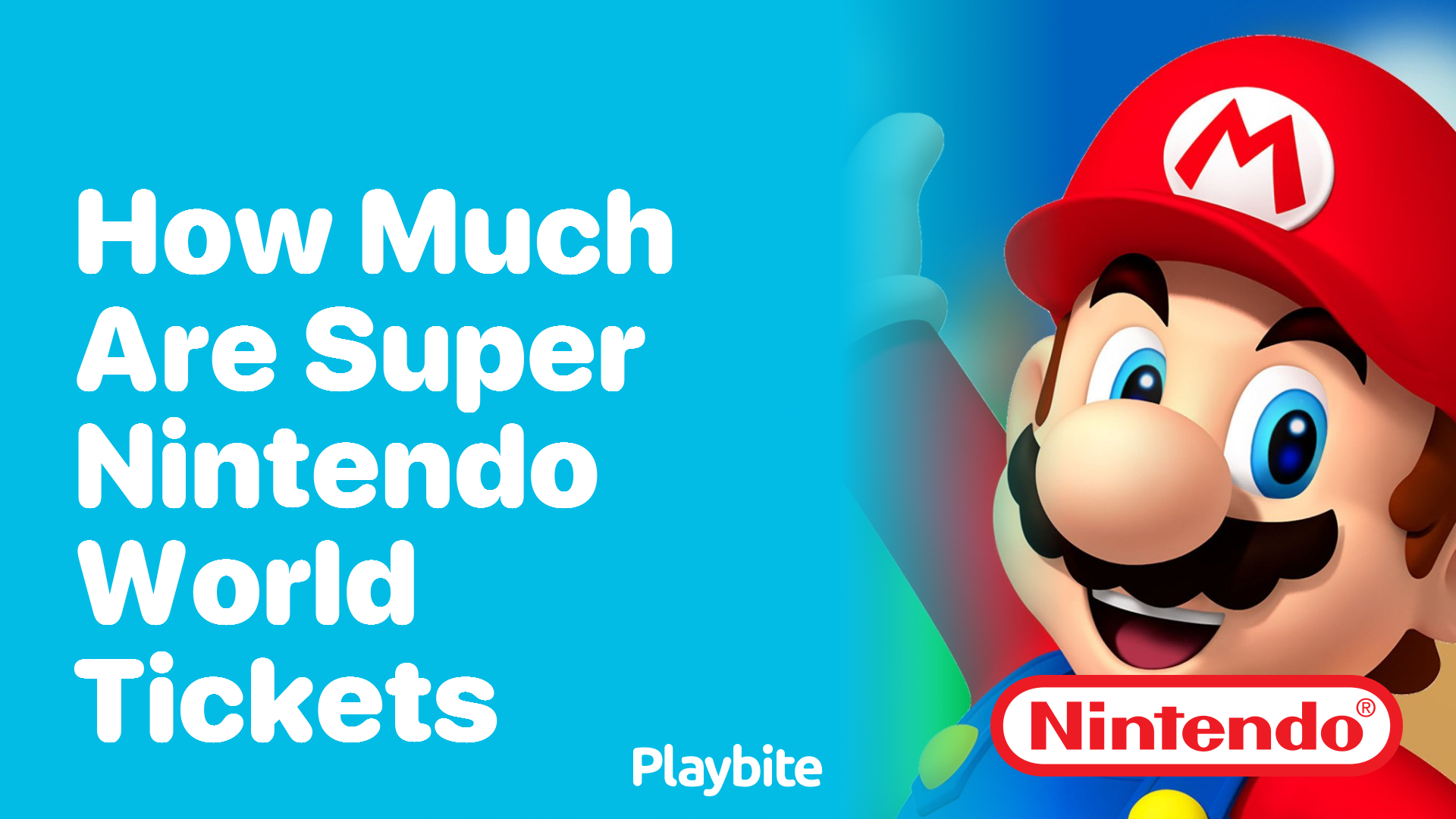 How Much Are Super Nintendo World Tickets?