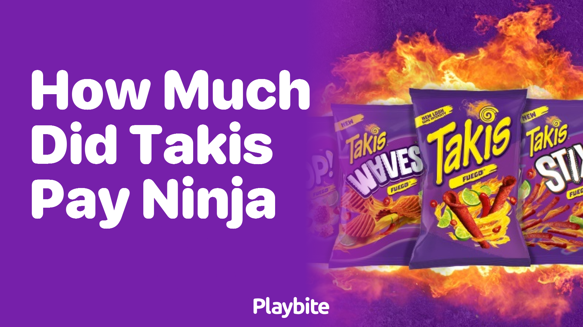 How Much Did Takis Pay Ninja? Unwrapping the Mystery