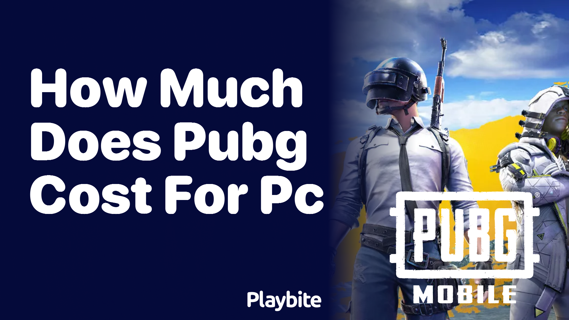 How Much Does PUBG Cost for PC?