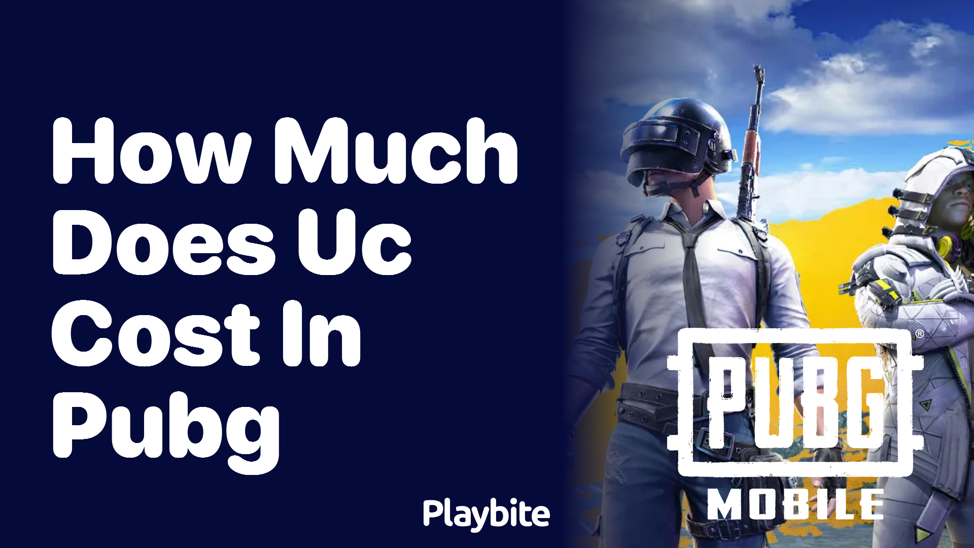 How Much Does UC Cost in PUBG Mobile?