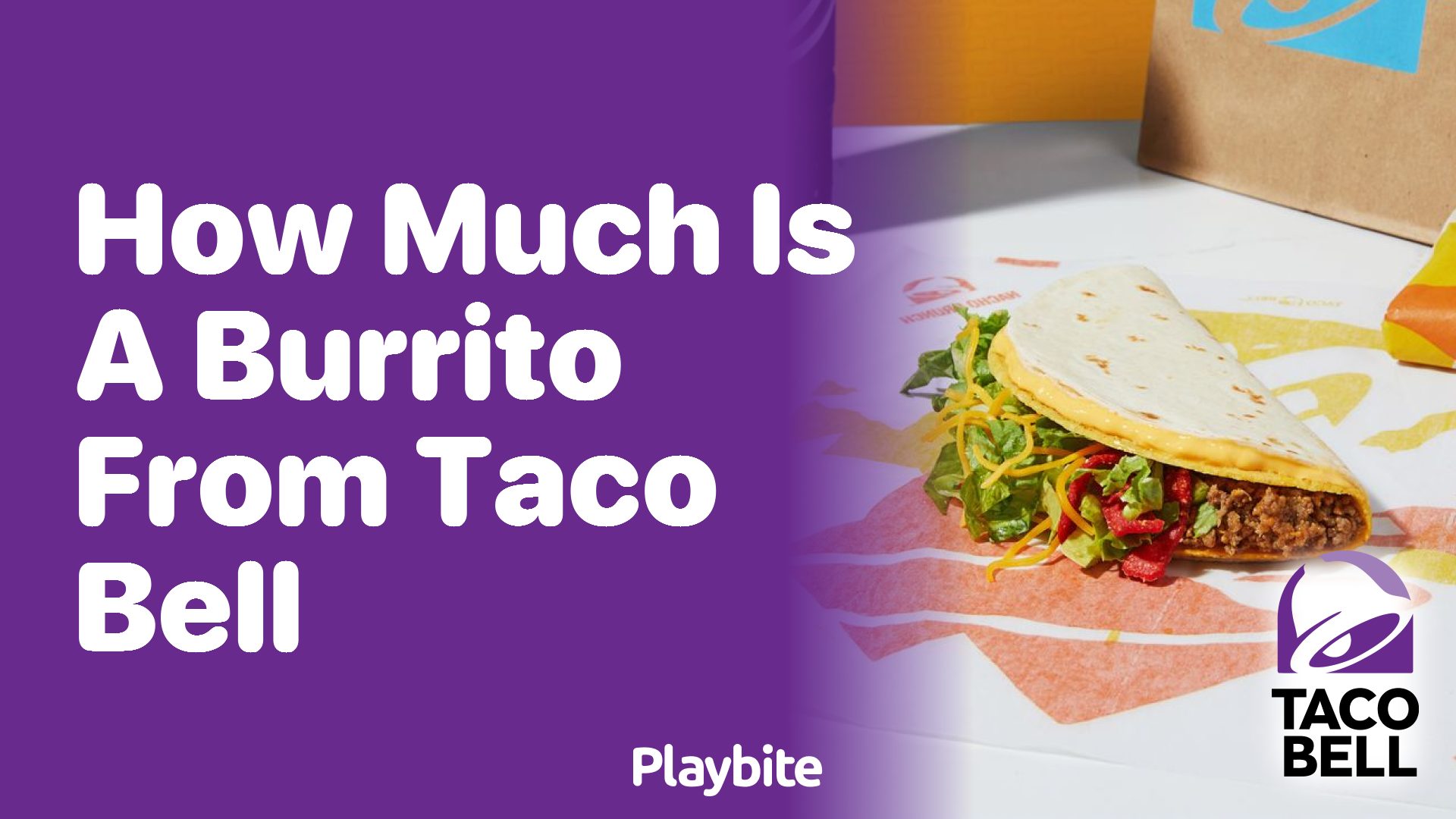 How Much Does a Burrito From Taco Bell Cost?