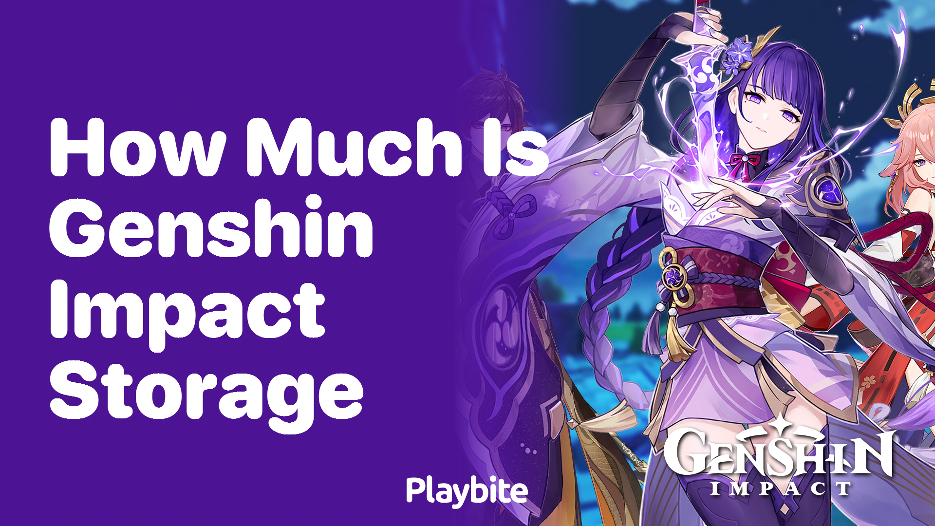 How Much Storage Does Genshin Impact Require?
