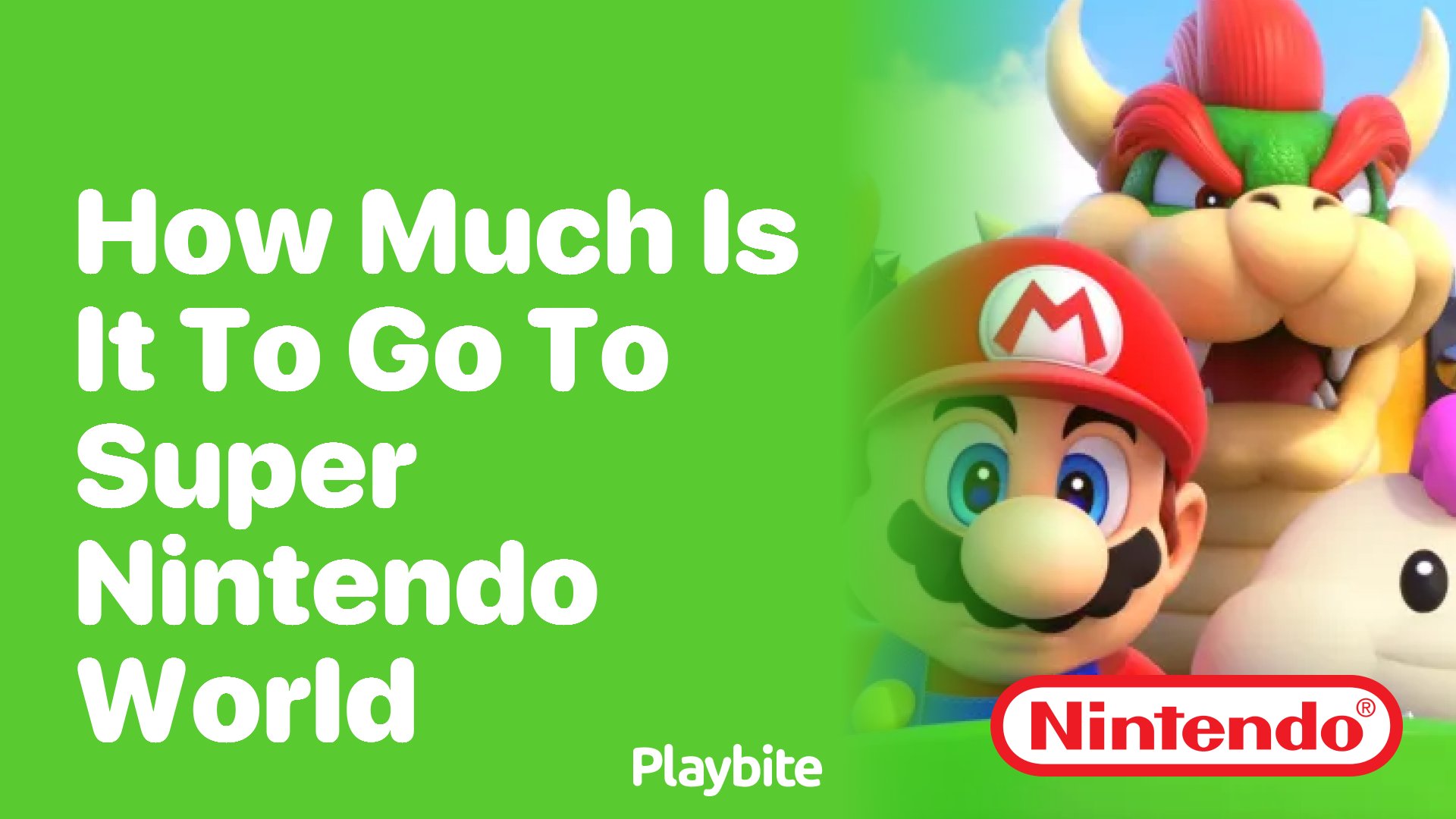 How Much Does It Cost to Visit Super Nintendo World?