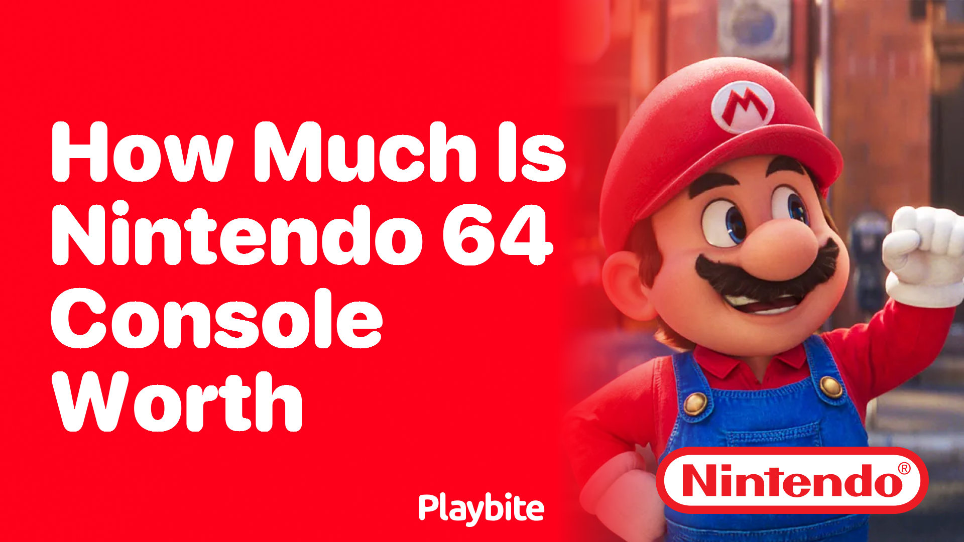 How Much Is a Nintendo 64 Console Worth Today?