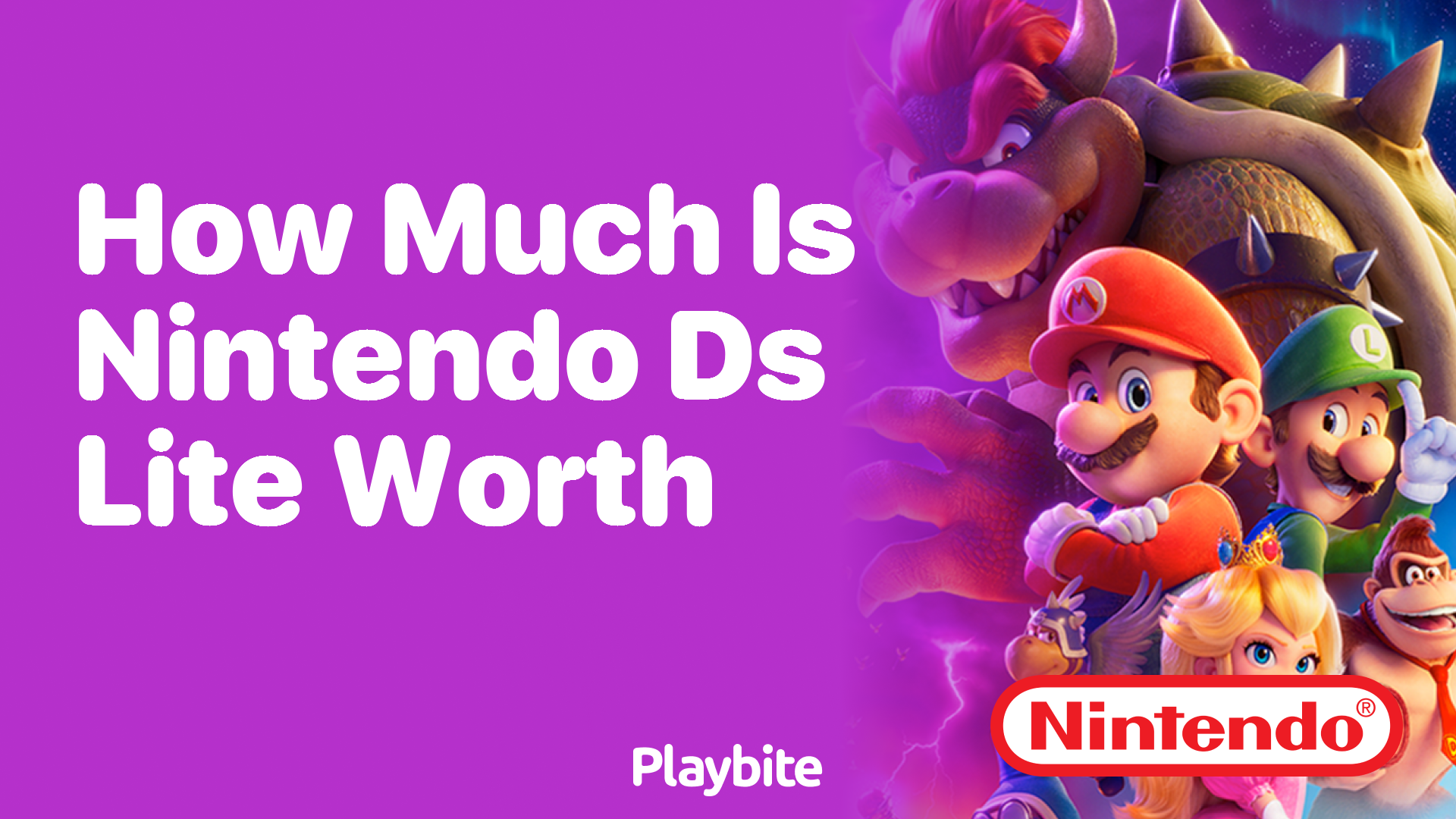 How Much Is a Nintendo DS Lite Worth?