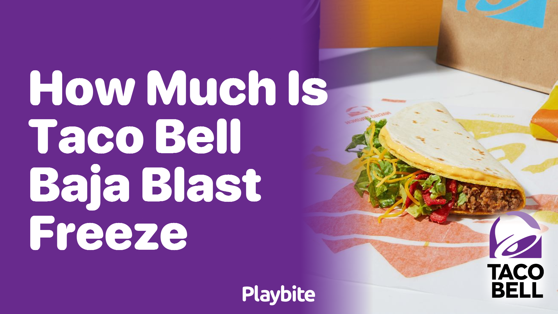 How Much Does a Taco Bell Baja Blast Freeze Cost?