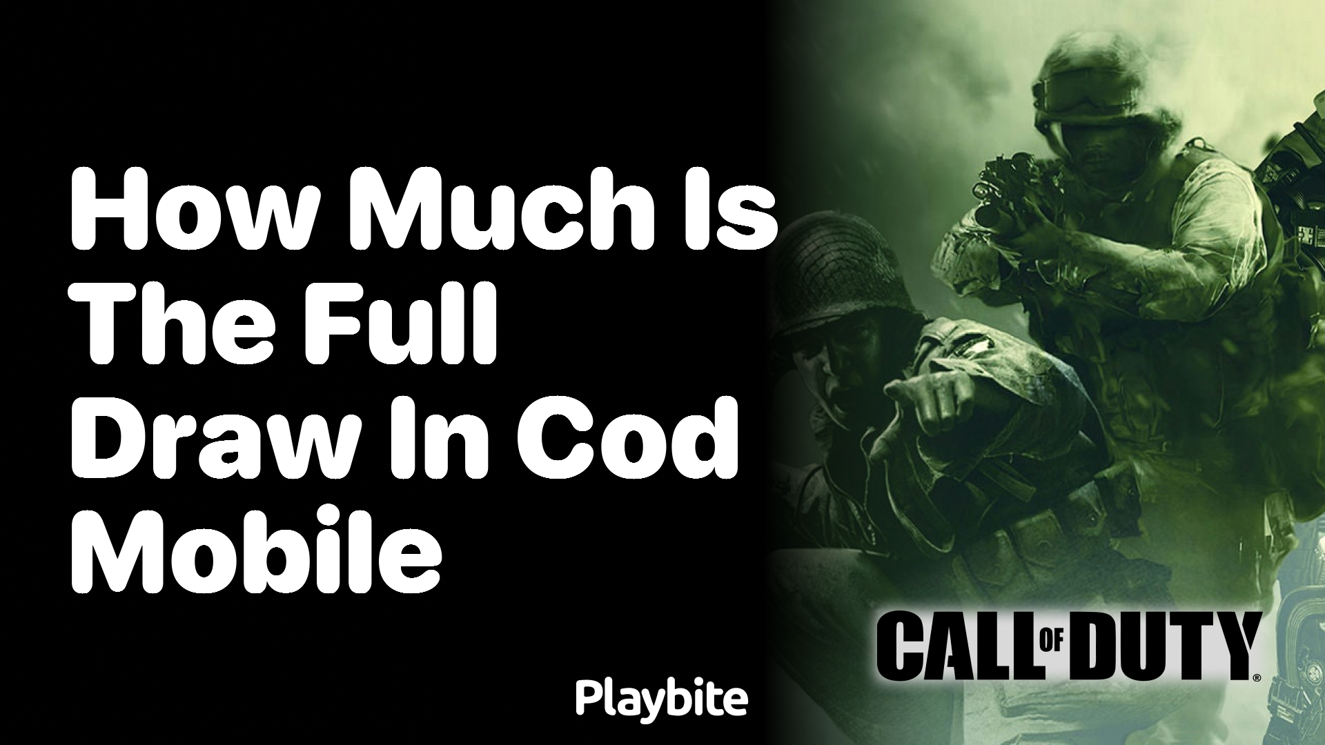 How Much Is the Full Draw in COD Mobile?