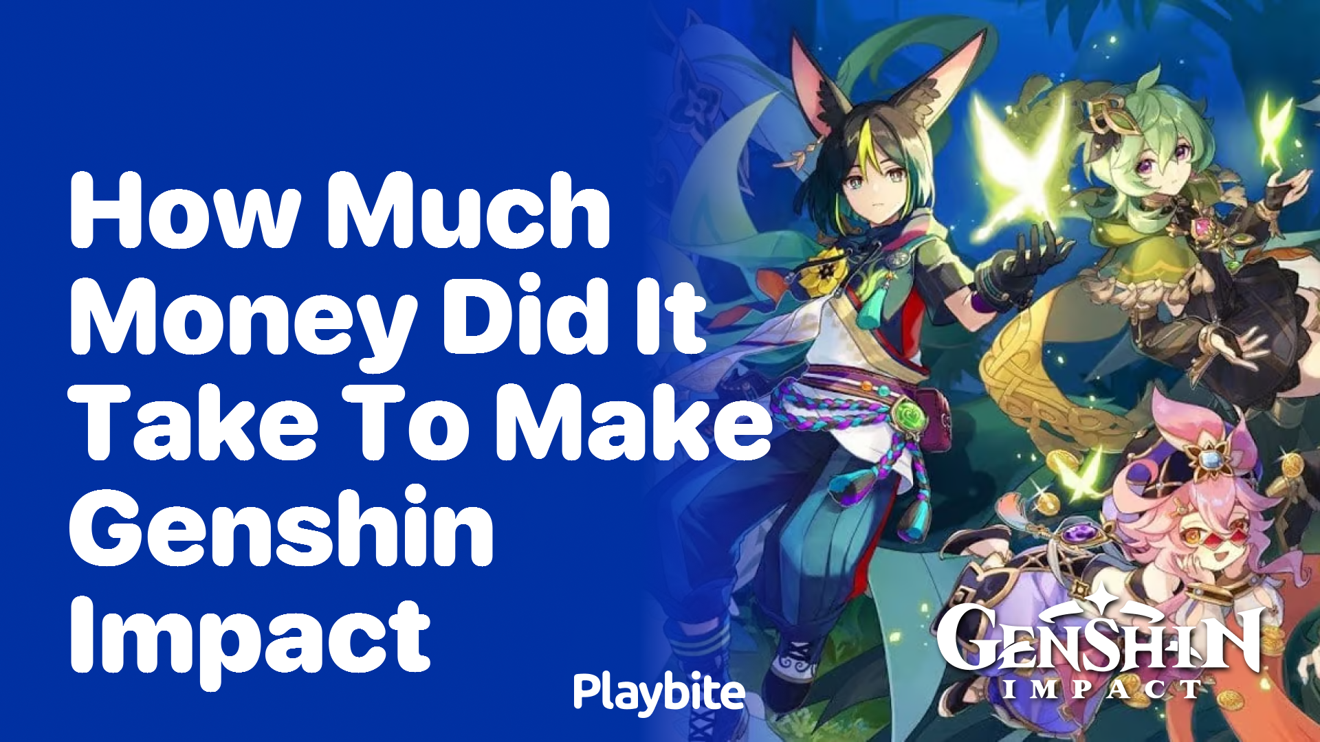 How Much Money Did It Take to Make Genshin Impact?