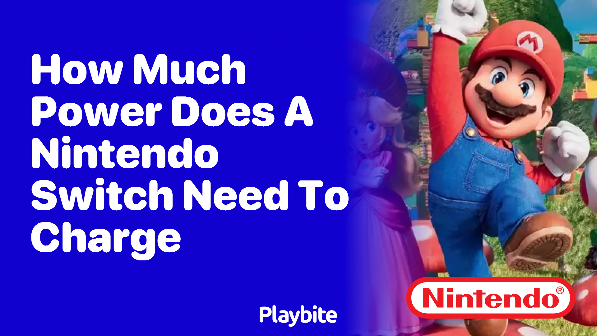 How Much Power Does a Nintendo Switch Need to Charge?
