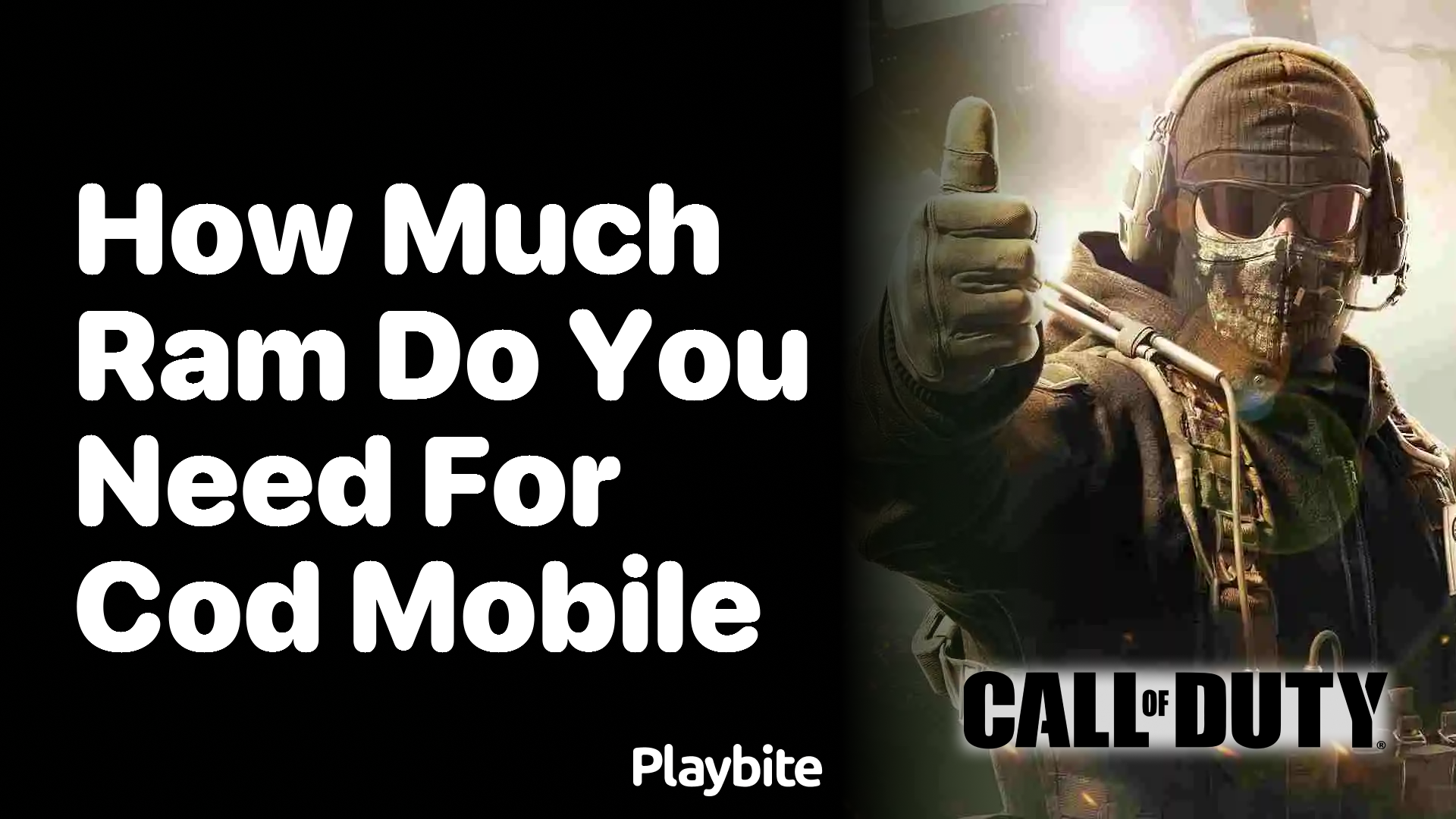 How Much RAM Do You Need for COD Mobile?