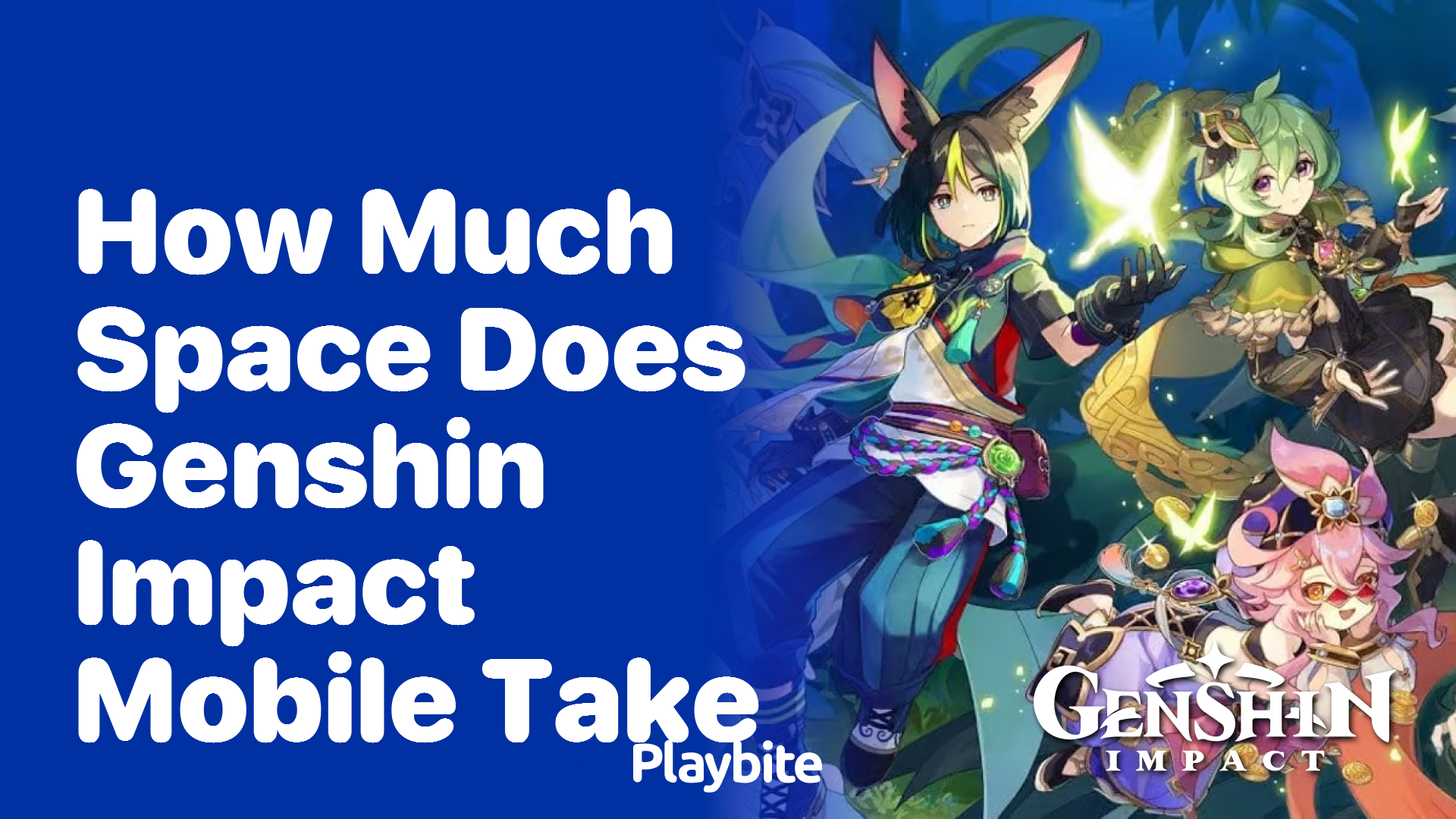 How Much Space Does Genshin Impact Mobile Take?