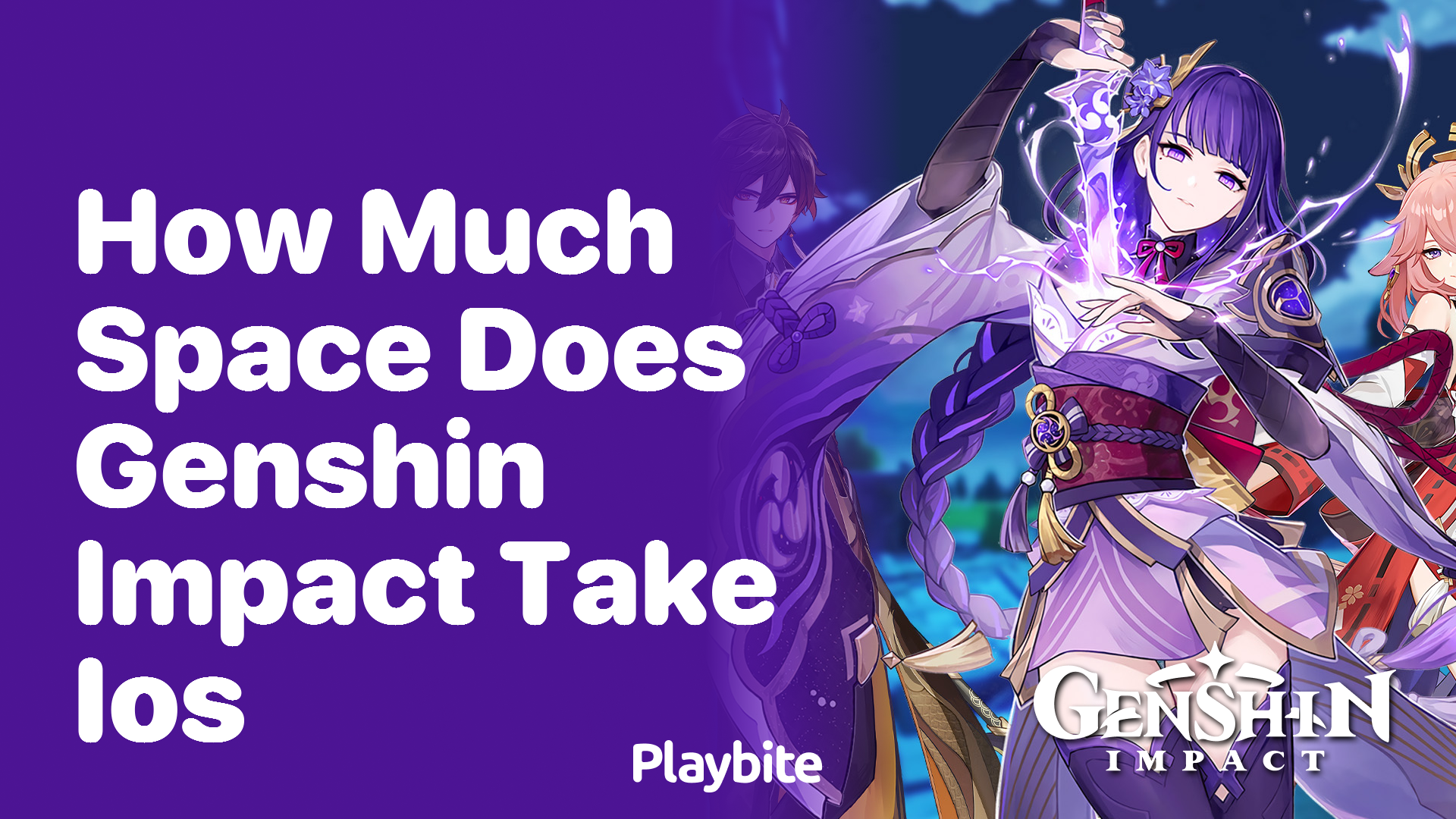 How Much Space Does Genshin Impact Take on iOS?