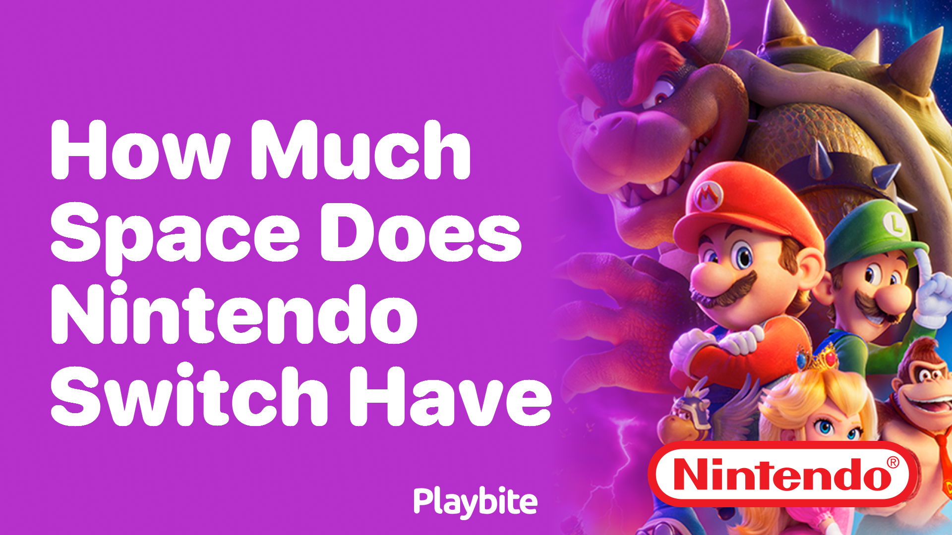 How Much Space Does a Nintendo Switch Have?