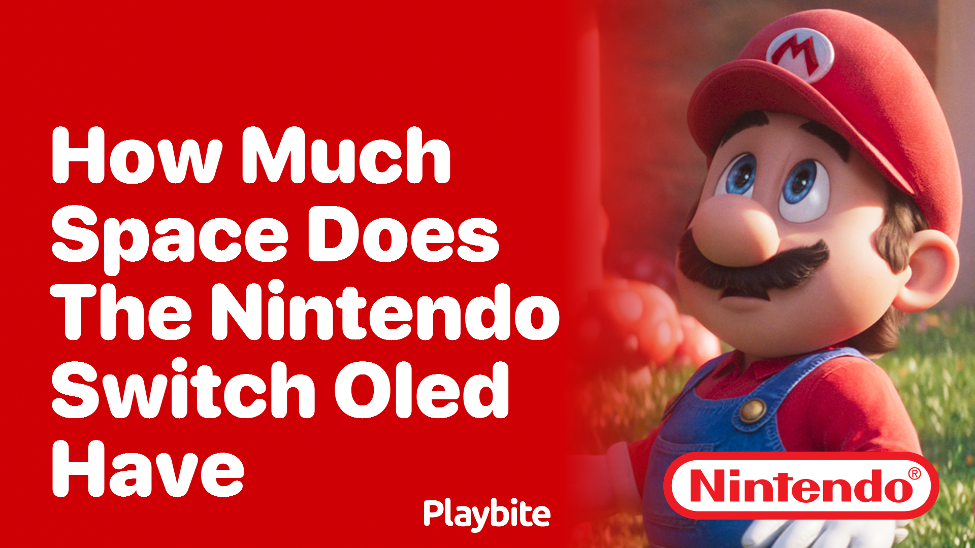 How Much Space Does the Nintendo Switch OLED Have?