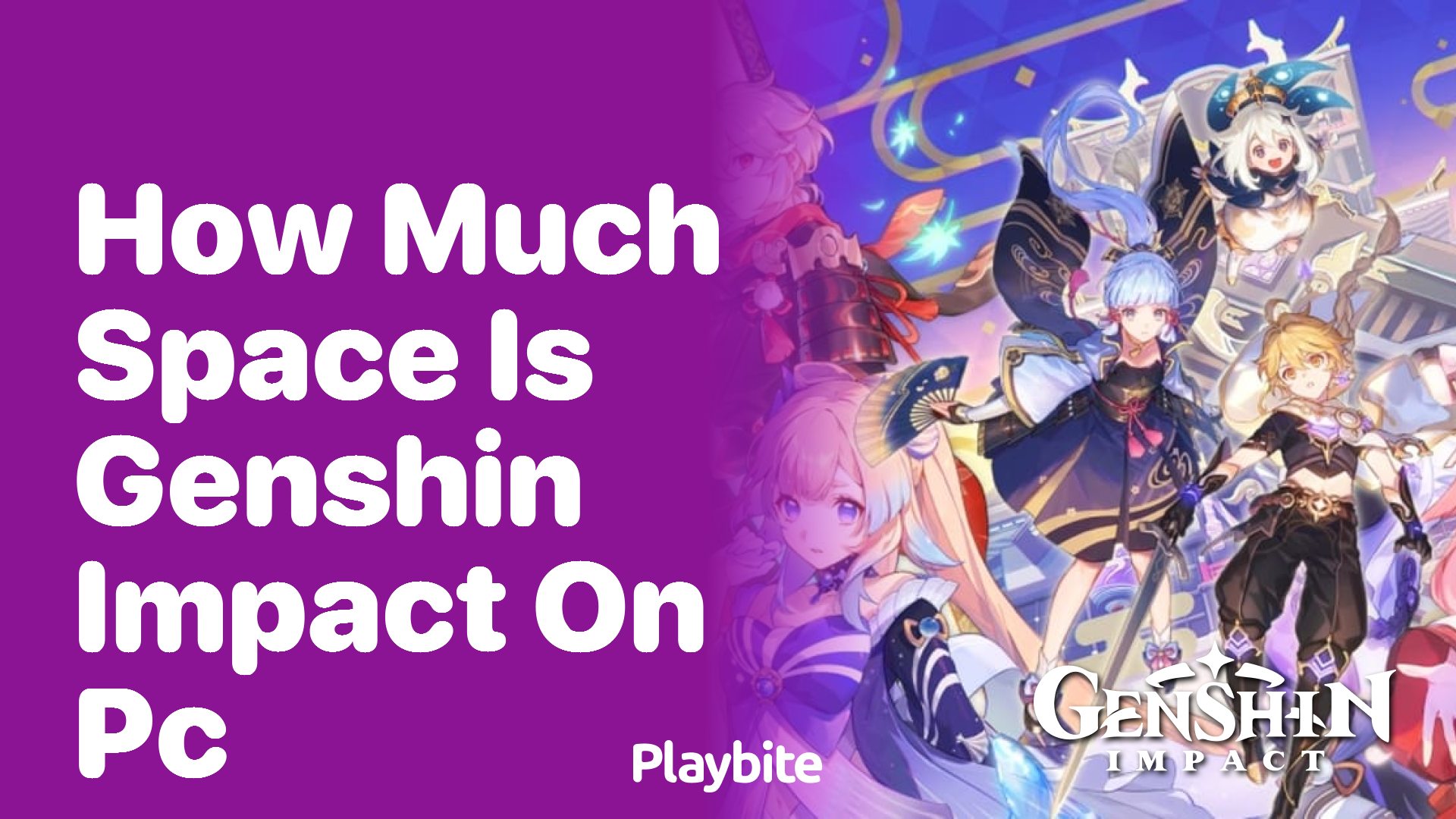 How Much Space Does Genshin Impact Take on PC?