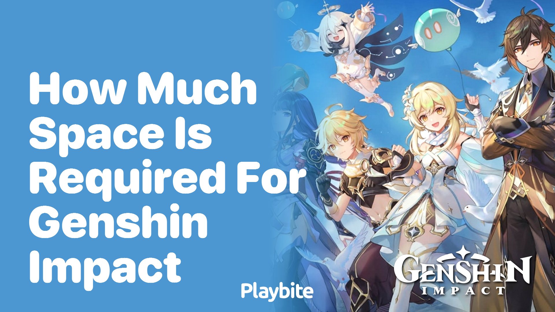 How Much Space Do You Need for Genshin Impact?