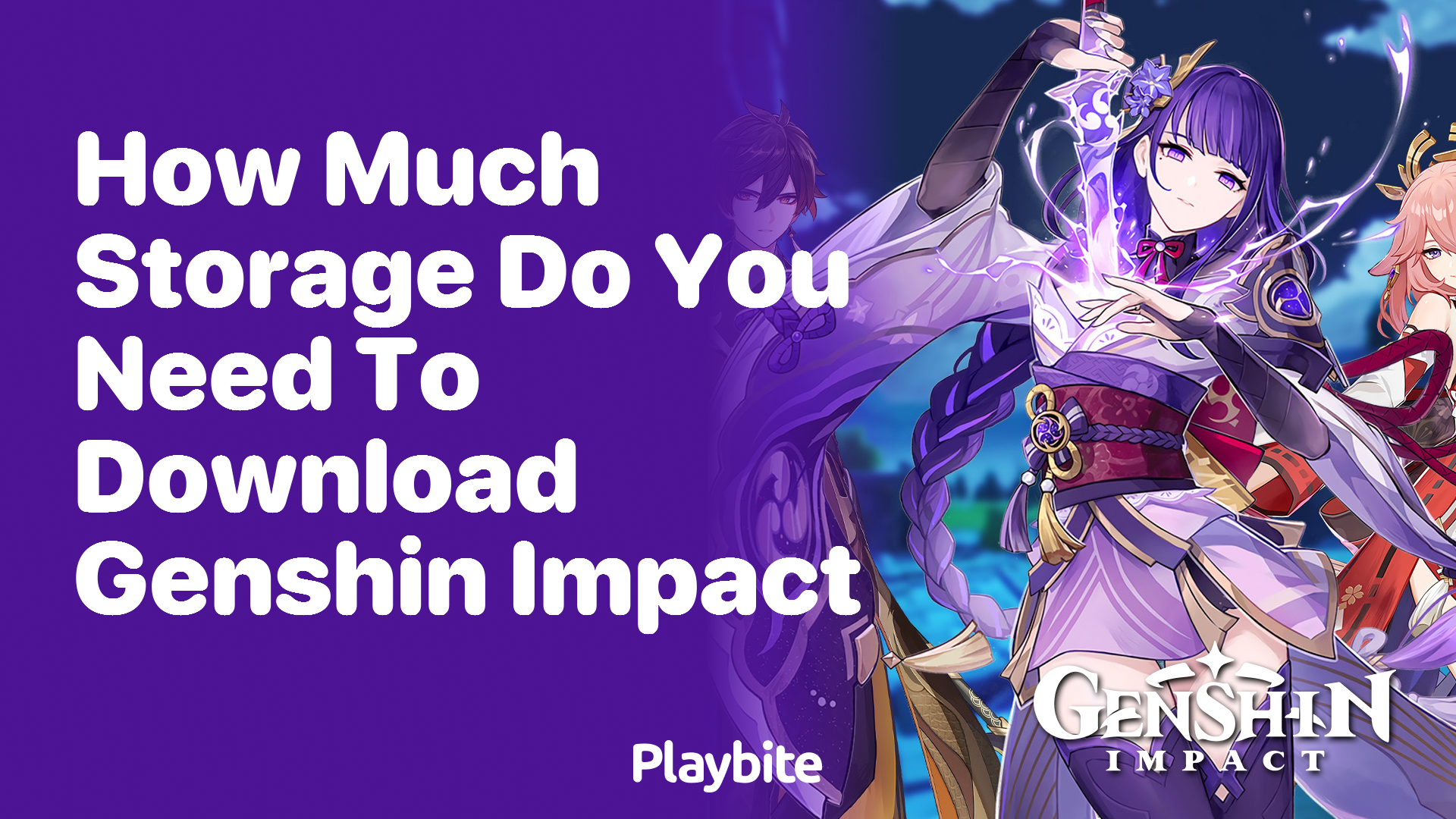 How Much Storage Do You Need to Download Genshin Impact?
