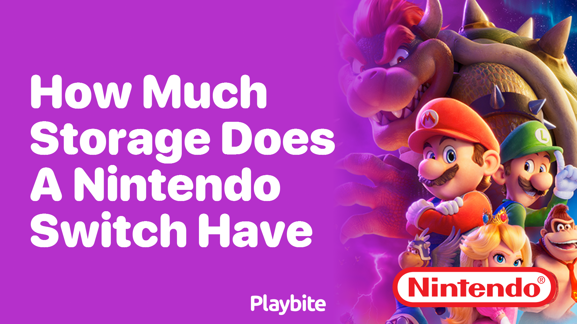 How Much Storage Does a Nintendo Switch Have?
