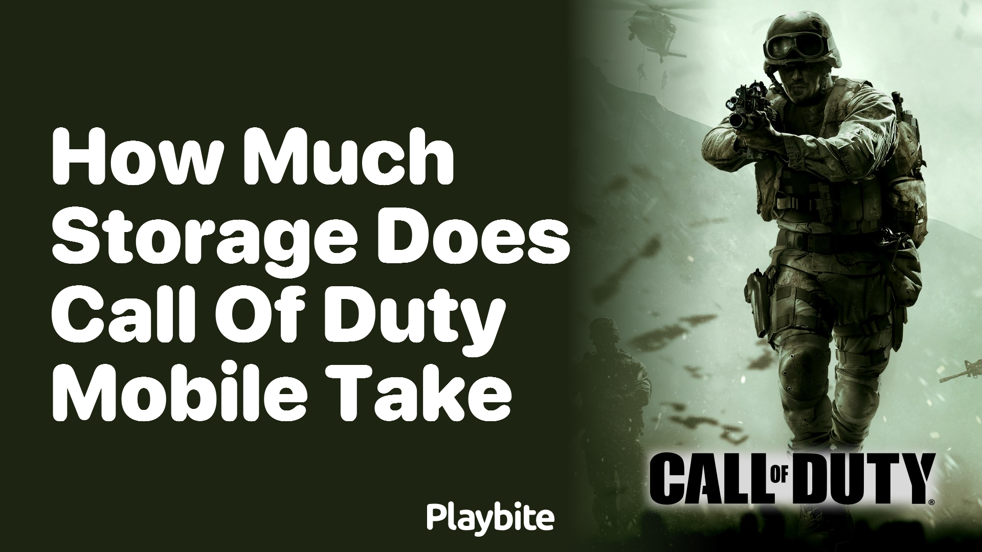 How Much Storage Does Call of Duty Mobile Take?