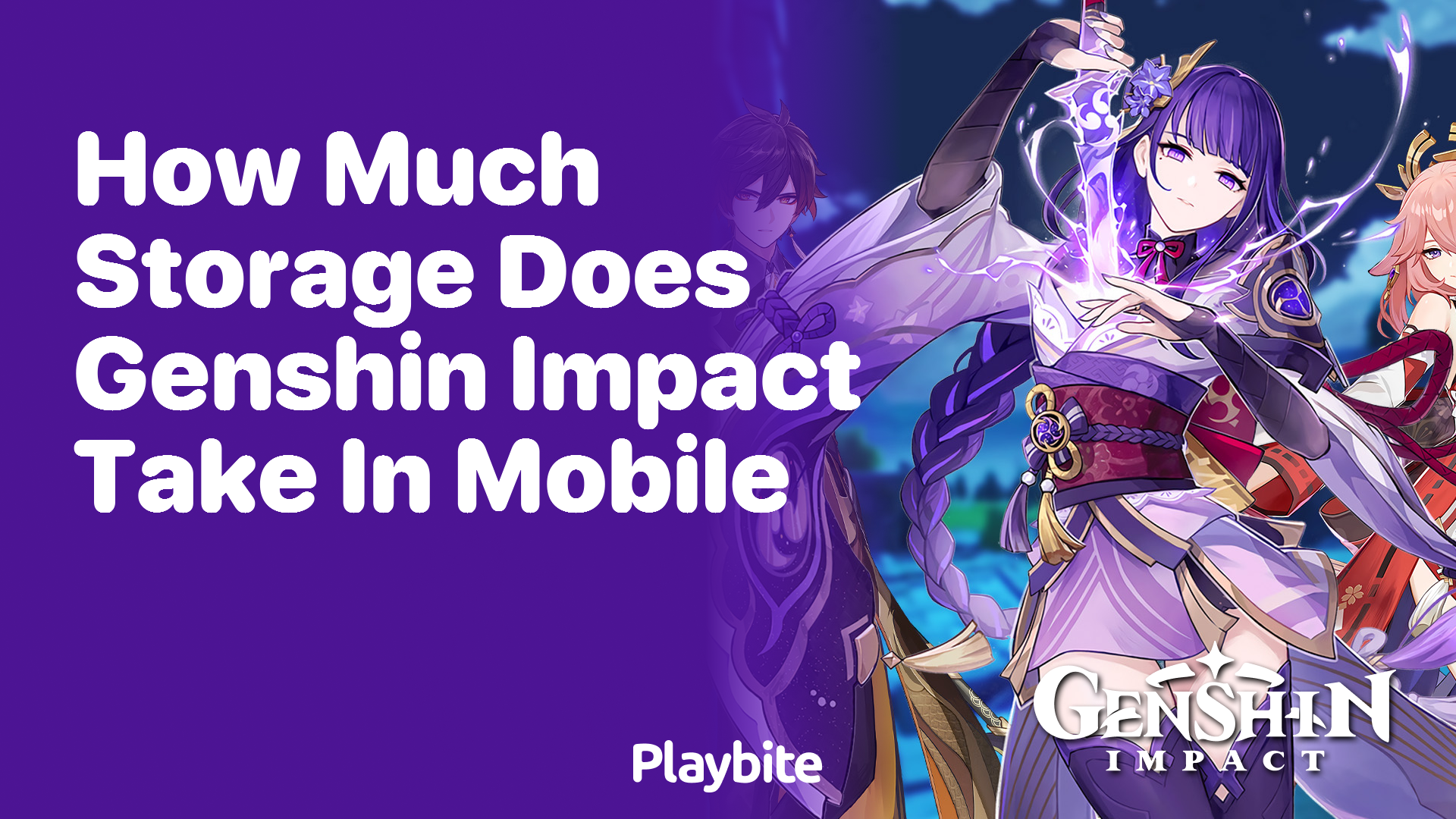 How Much Storage Does Genshin Impact Take on Mobile?
