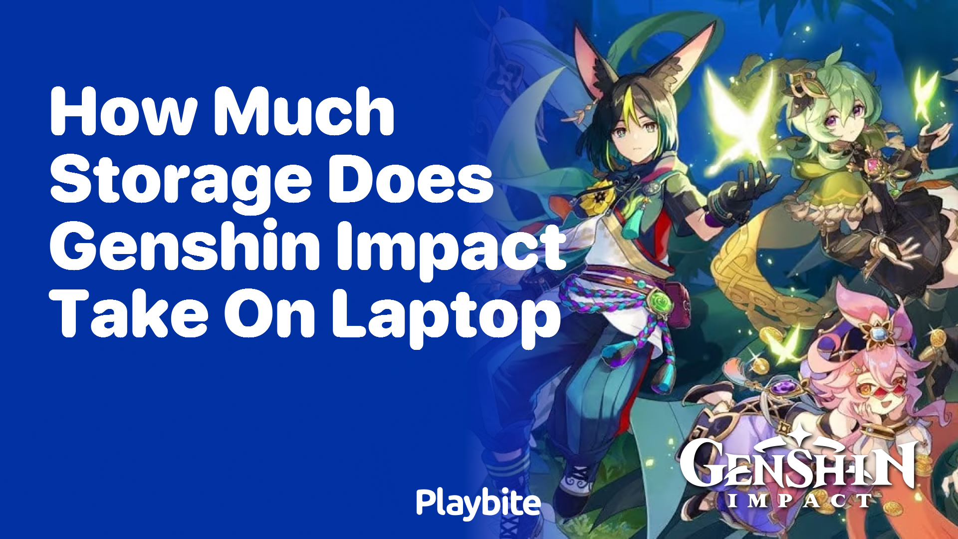 How Much Storage Does Genshin Impact Take on a Laptop?
