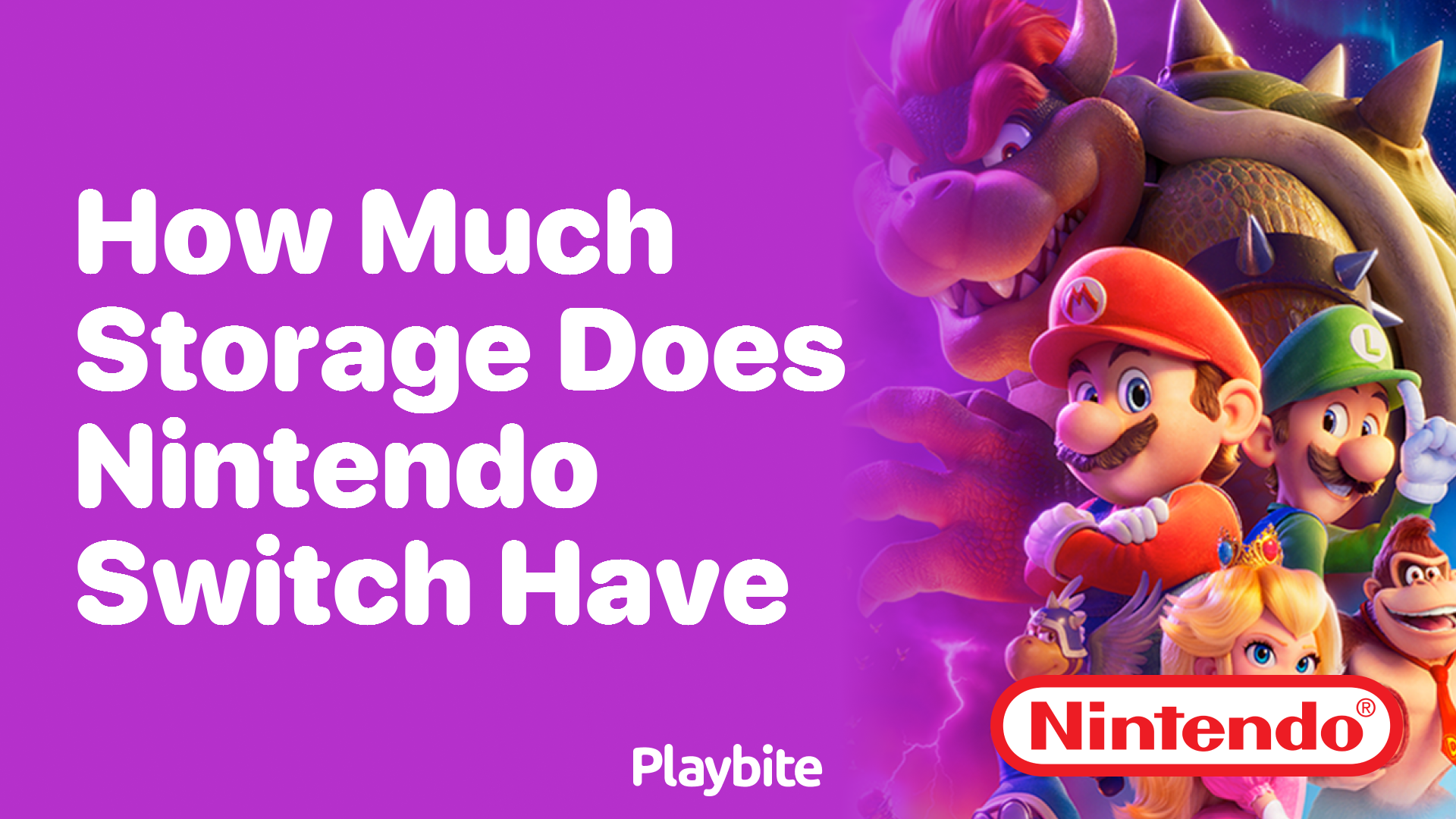 How Much Storage Does the Nintendo Switch Have?
