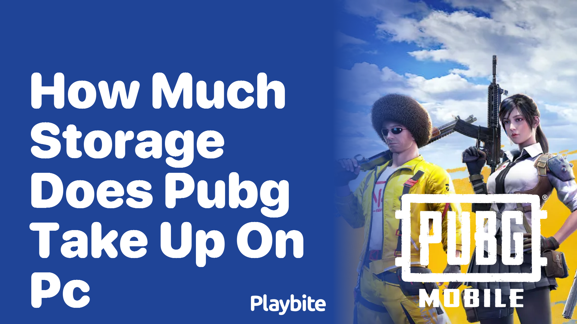 How Much Storage Does PUBG Take Up on PC?