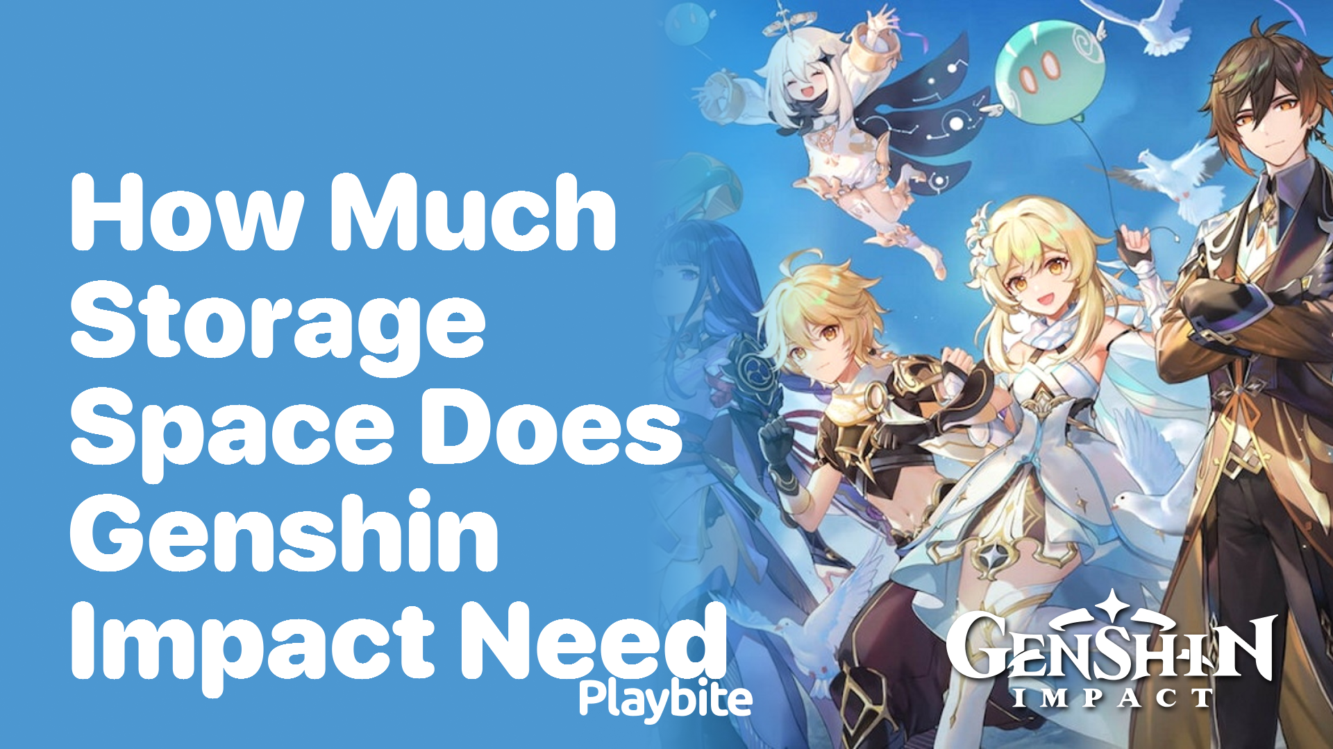 How Much Storage Space Does Genshin Impact Need?