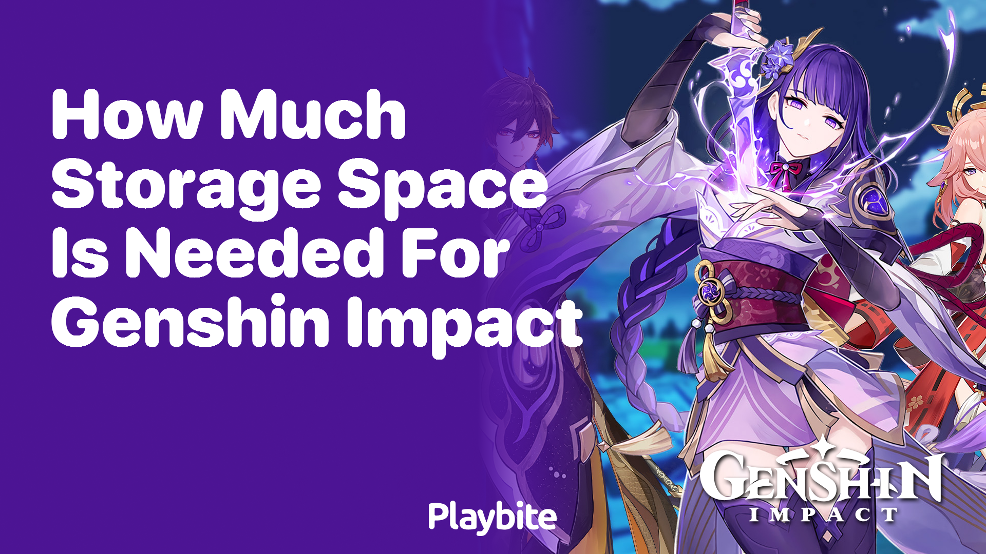 How Much Storage Space Do You Need for Genshin Impact?