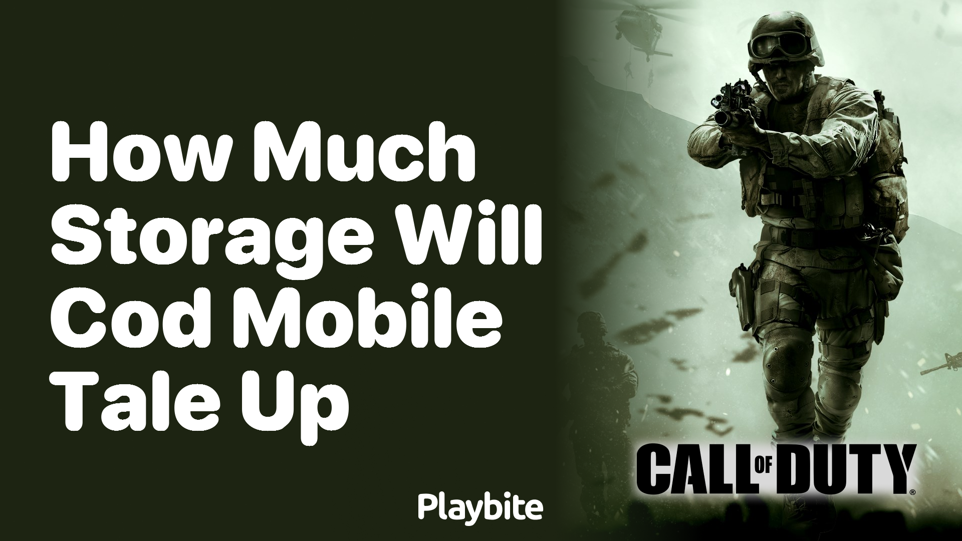 How Much Storage Will CoD Mobile Take Up?