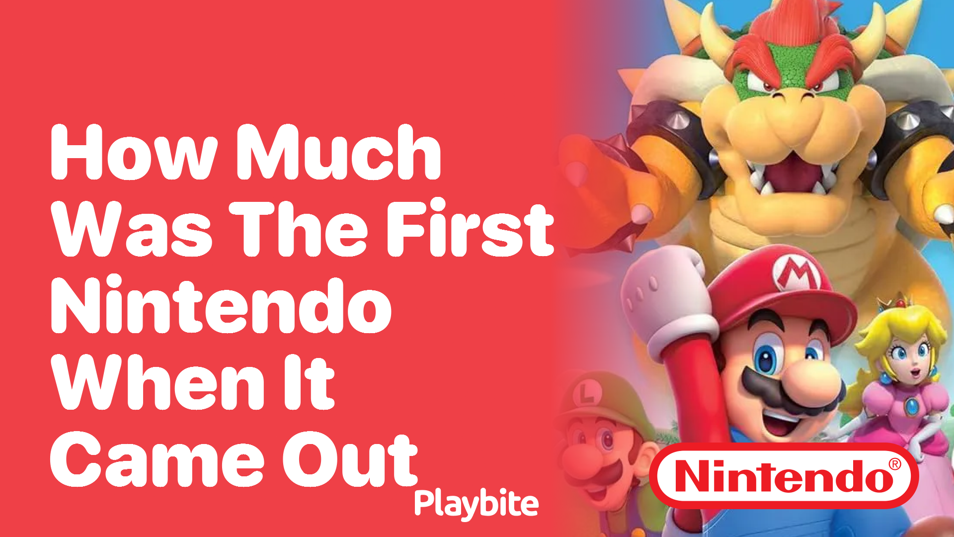 How Much Was the First Nintendo When It Came Out?