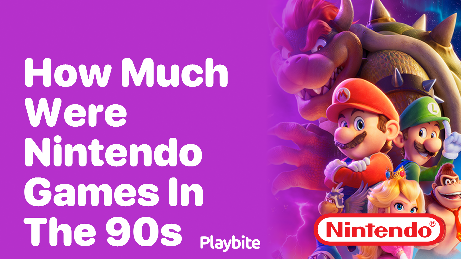 How Much Were Nintendo Games in the 90s?