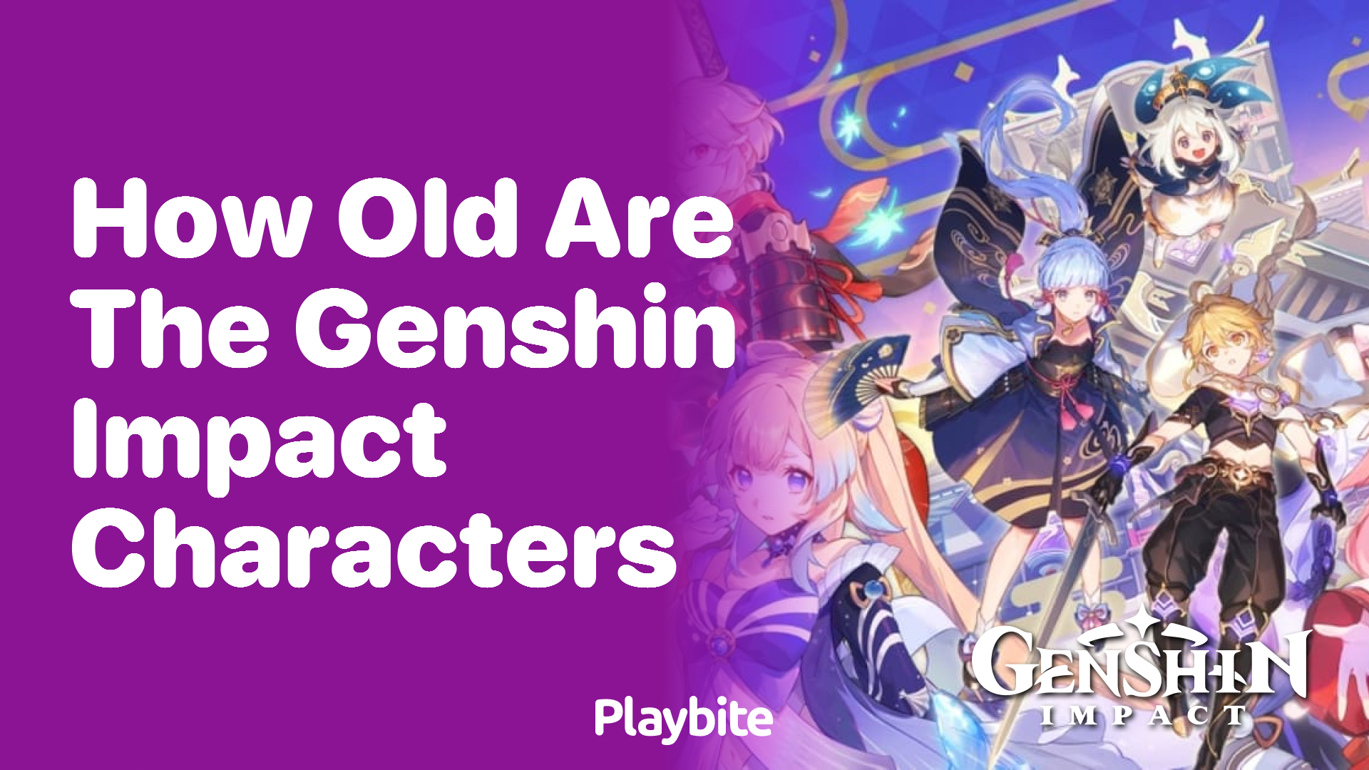 How Old Are the Genshin Impact Characters?